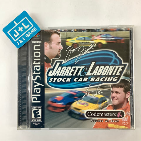 Jarrett & Labonte Stock Car Racing - (PS1) PlayStation 1 [Pre-Owned] Video Games Codemasters   