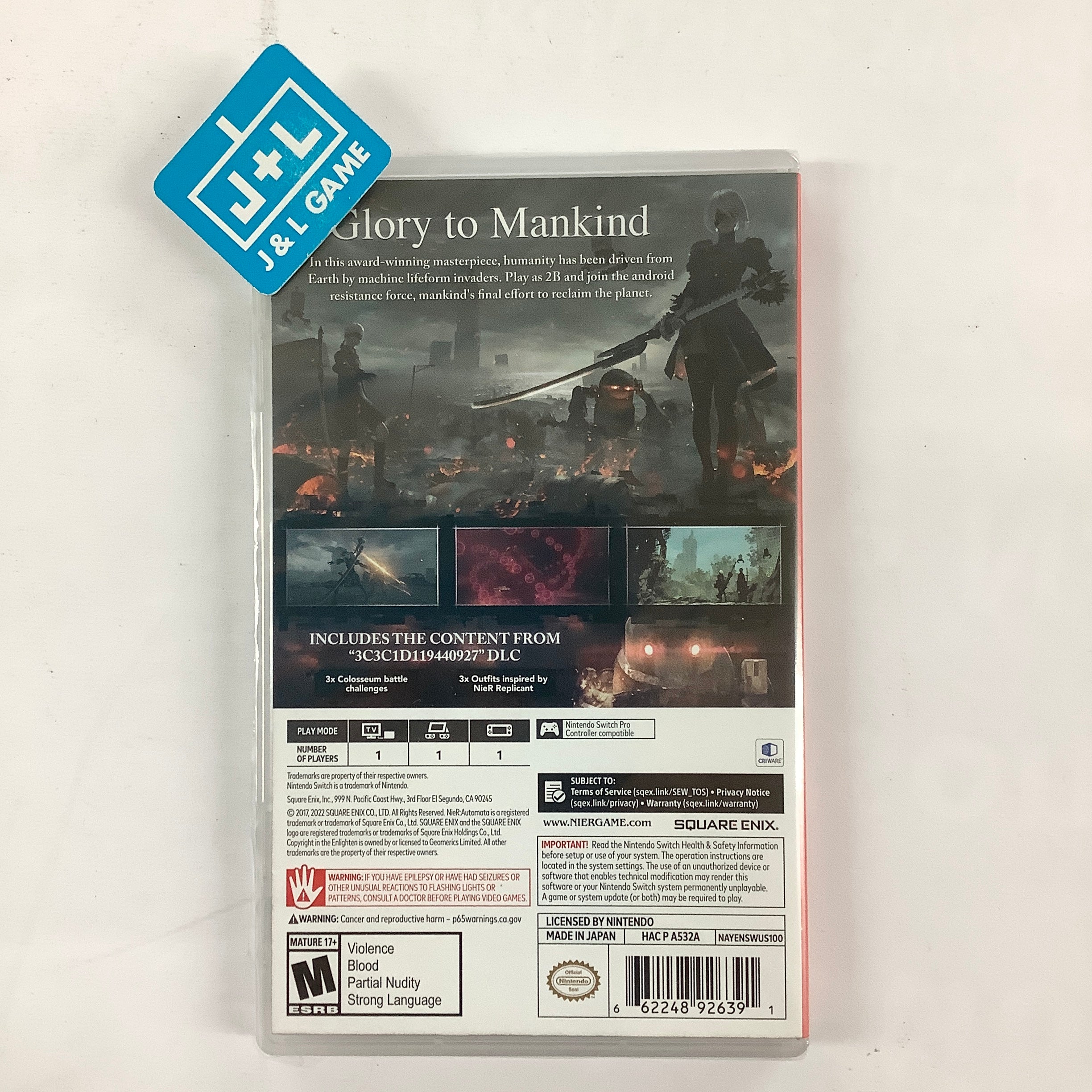 NieR:Automata The End of YoRHa Edition - (NSW) Nintendo Switch Video Games Square Enix   