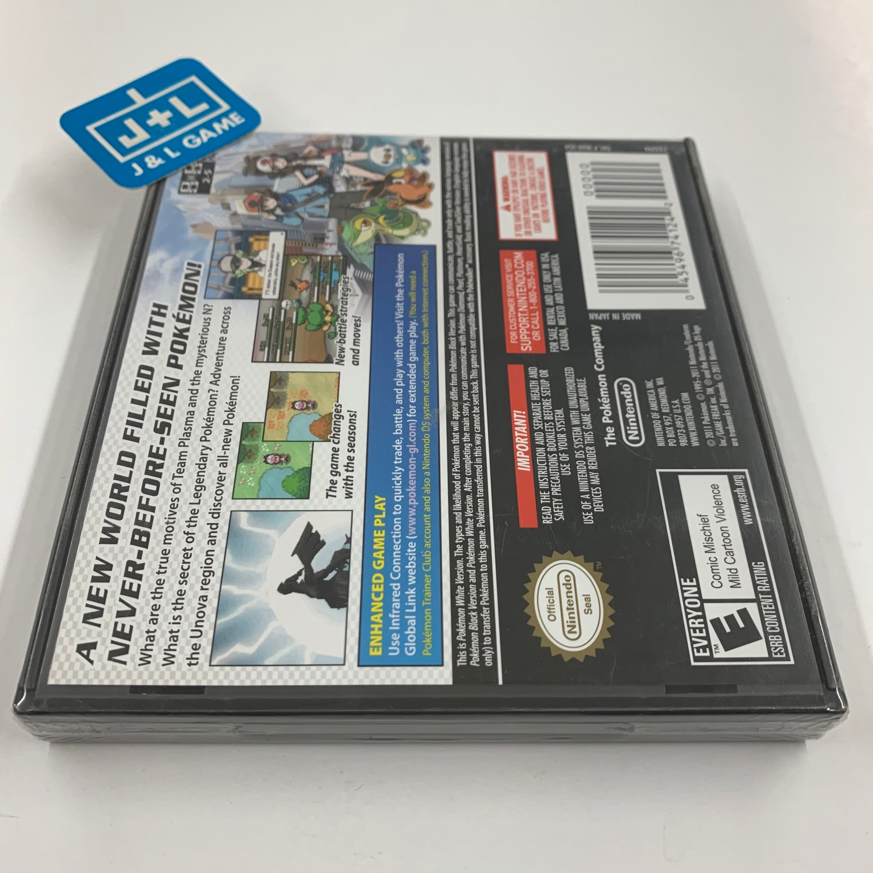 NDS Game Cartridge Pokemon White - (US Version) DS Game