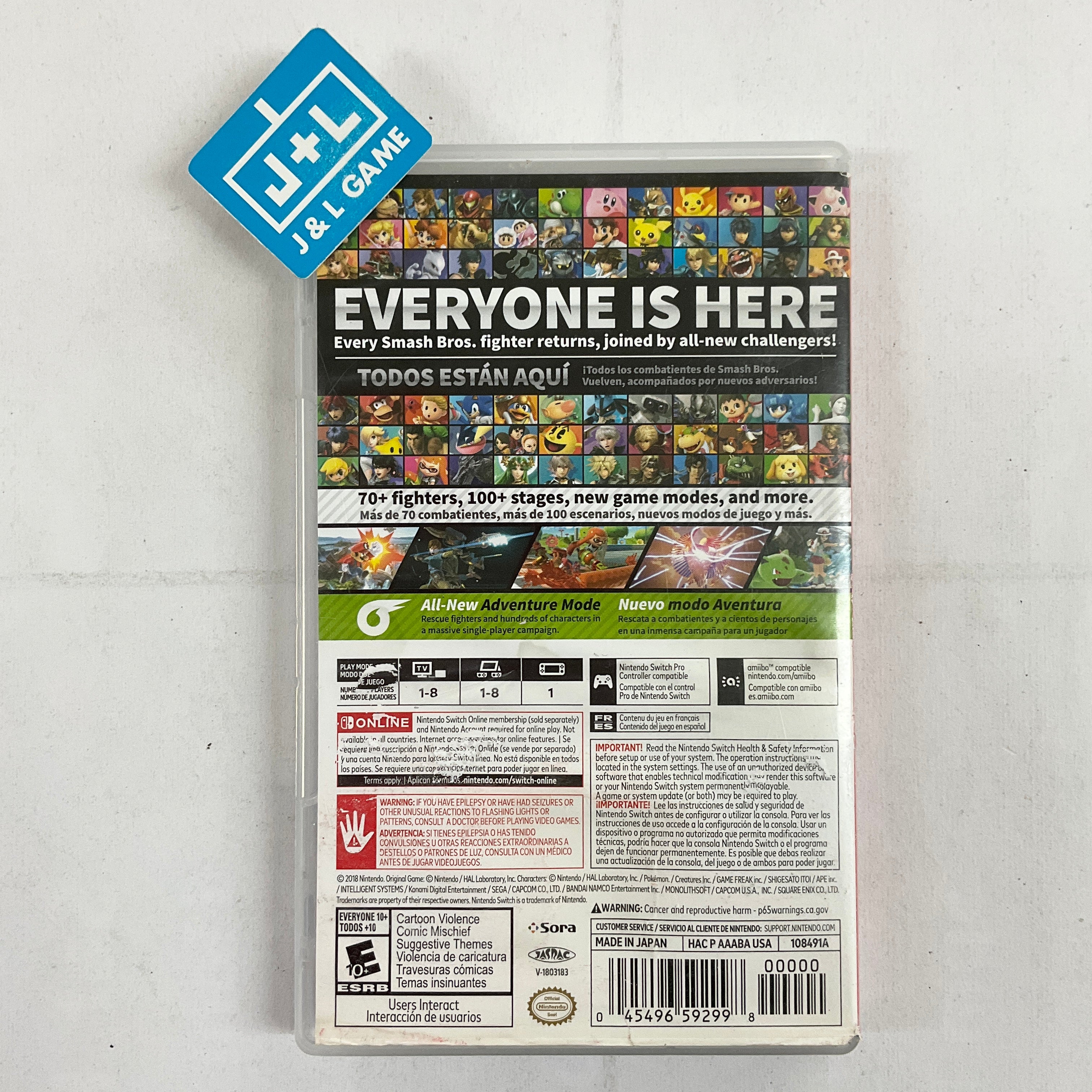 Super Smash Bros. Ultimate - (NSW) Nintendo Switch [Pre-Owned] Video Games Nintendo   