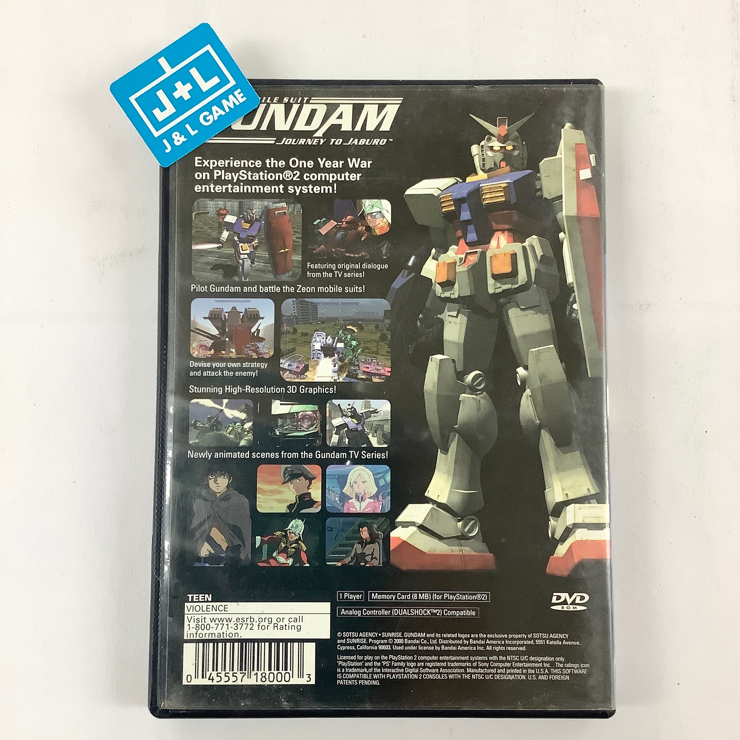 Mobile Suit Gundam: Journey to Jaburo - (PS2) PlayStation 2 [Pre-Owned] Video Games Bandai   