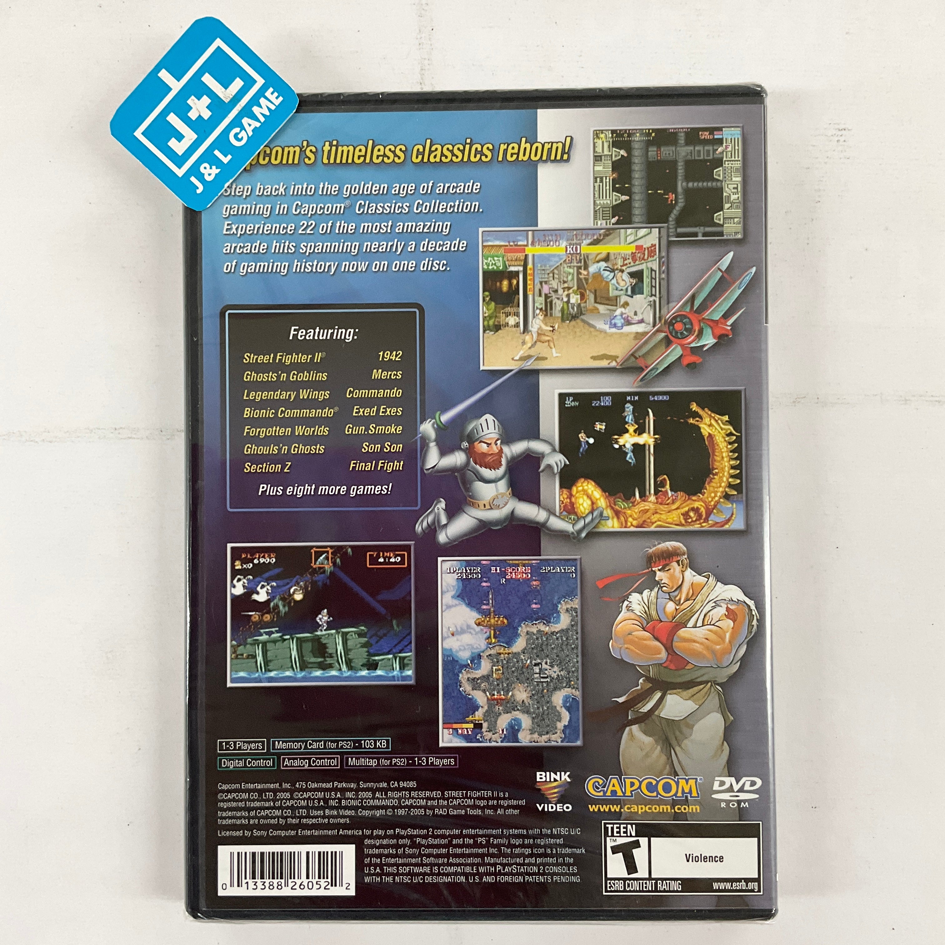 Capcom Classics Collection - (PS2) PlayStation 2 Video Games Capcom   