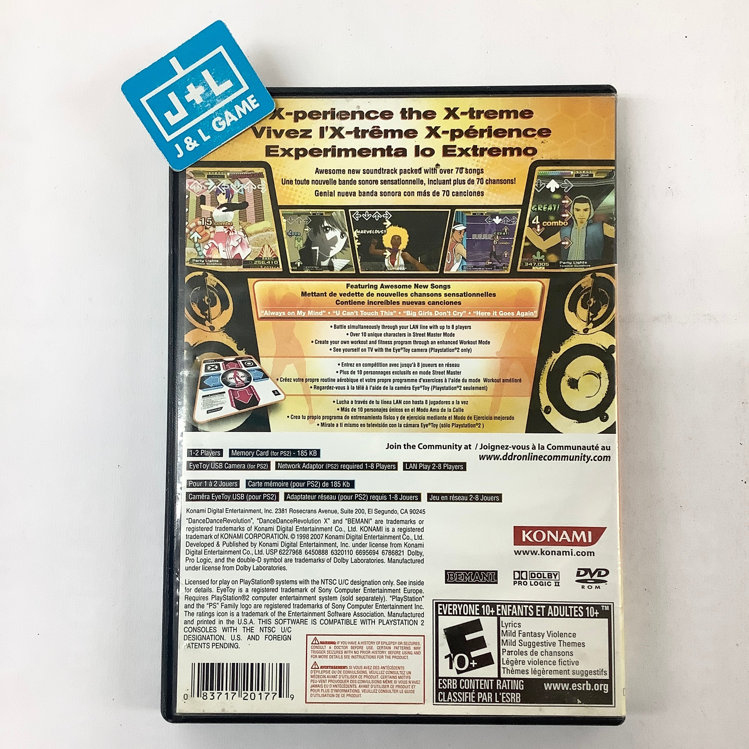 Dance Dance Revolution X - (PS2) PlayStation 2 [Pre-Owned] Video Games Konami   