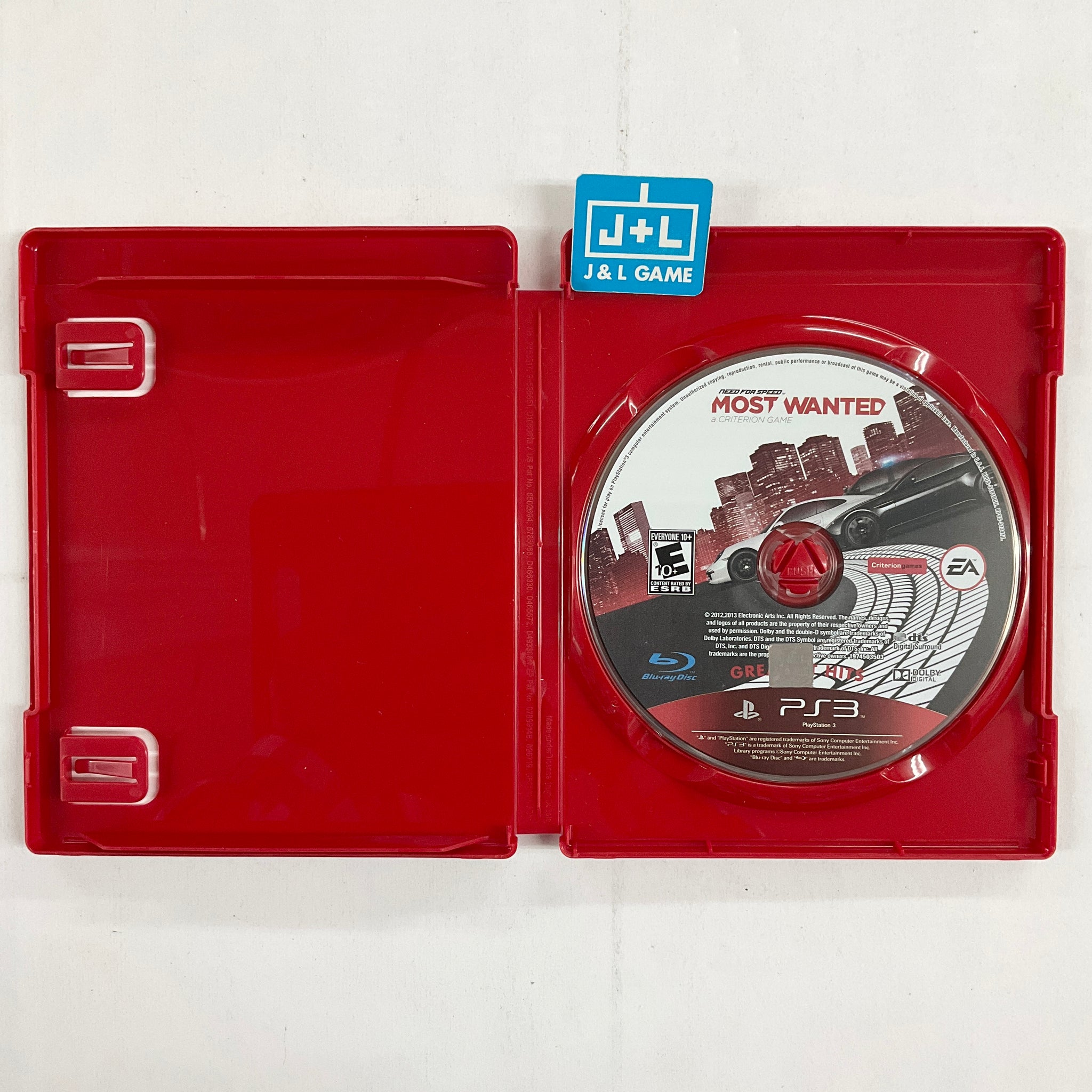 Need for Speed Most Wanted a Criterion Game (Greatest Hits) (PS3) Pl J&L Video Games New