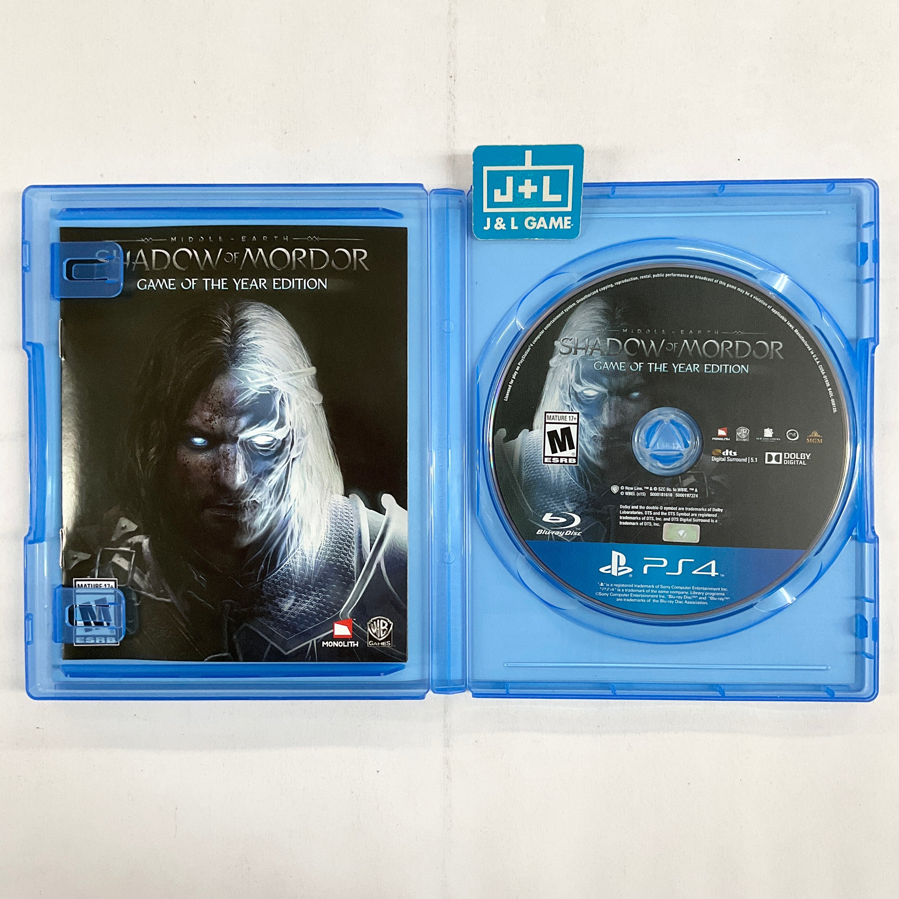 Middle-Earth: Shadow of Mordor (Game of the Year Edition) - (PS4) PlayStation 4 [Pre-Owned] Video Games Warner Bros. Interactive Entertainment