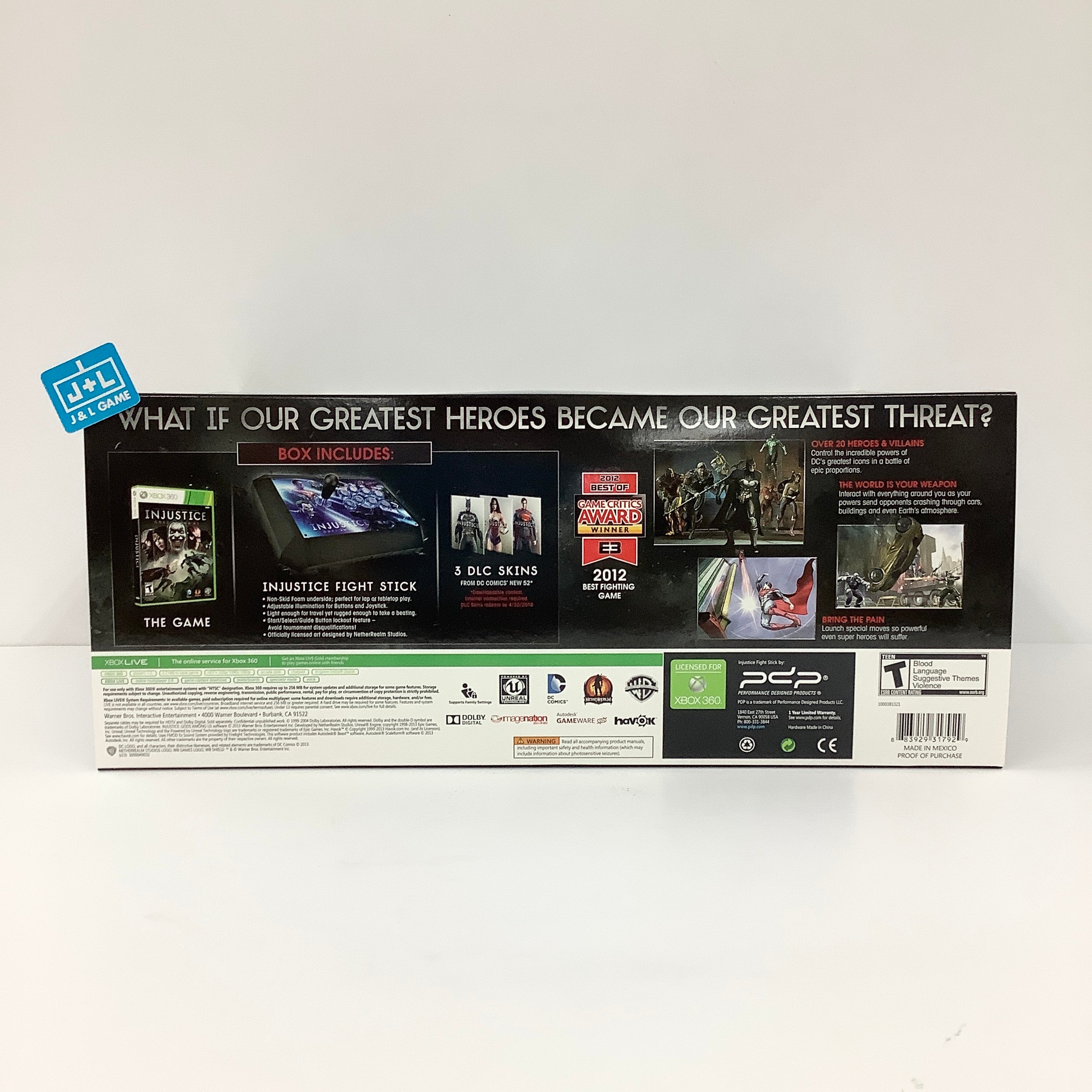 Injustice: Gods Among Us Battle Edition - XBox 360 Video Games WARNER BROS   