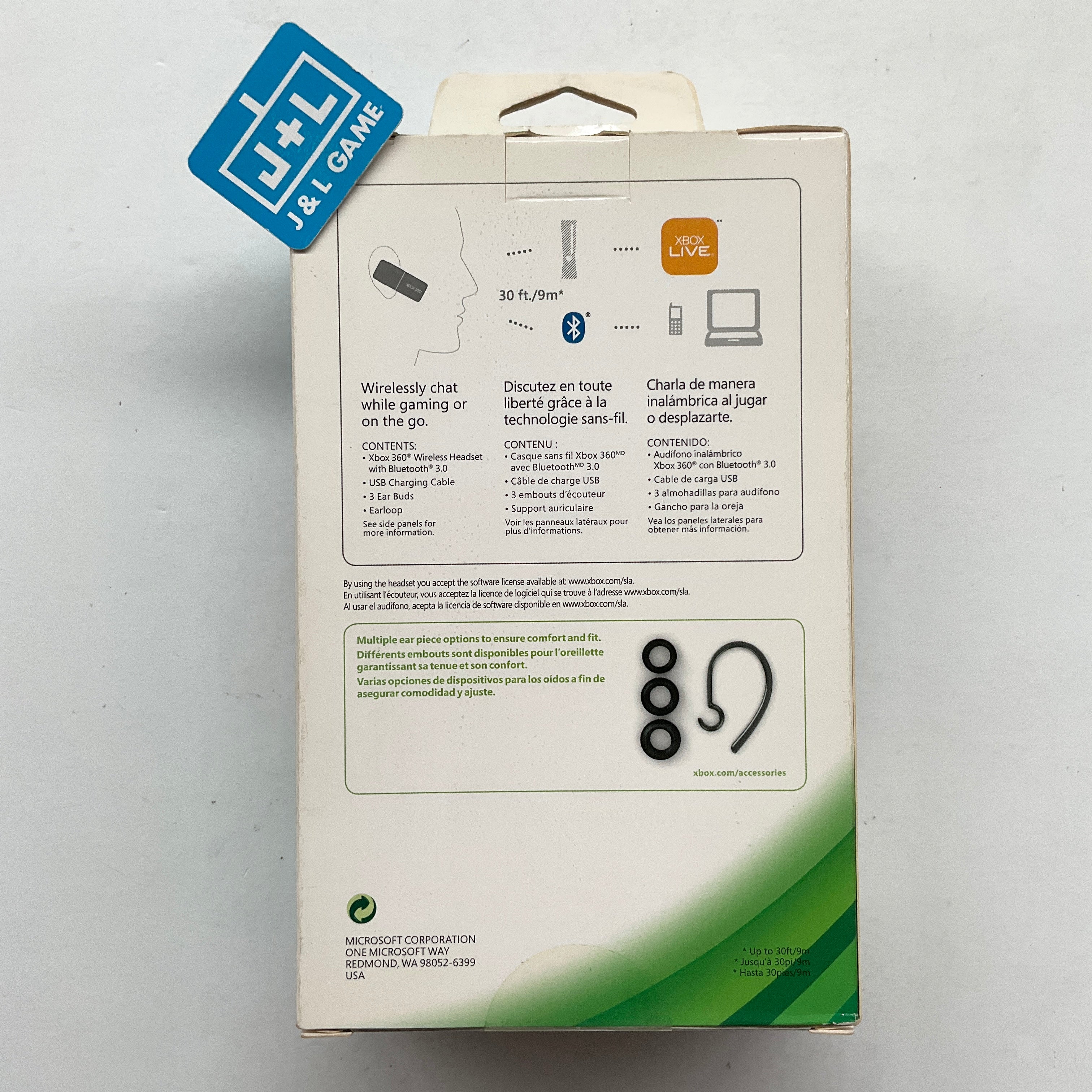 Microsoft Xbox 360 Wireless Headset with Bluetooth - Xbox 360 Accessories Microsoft   