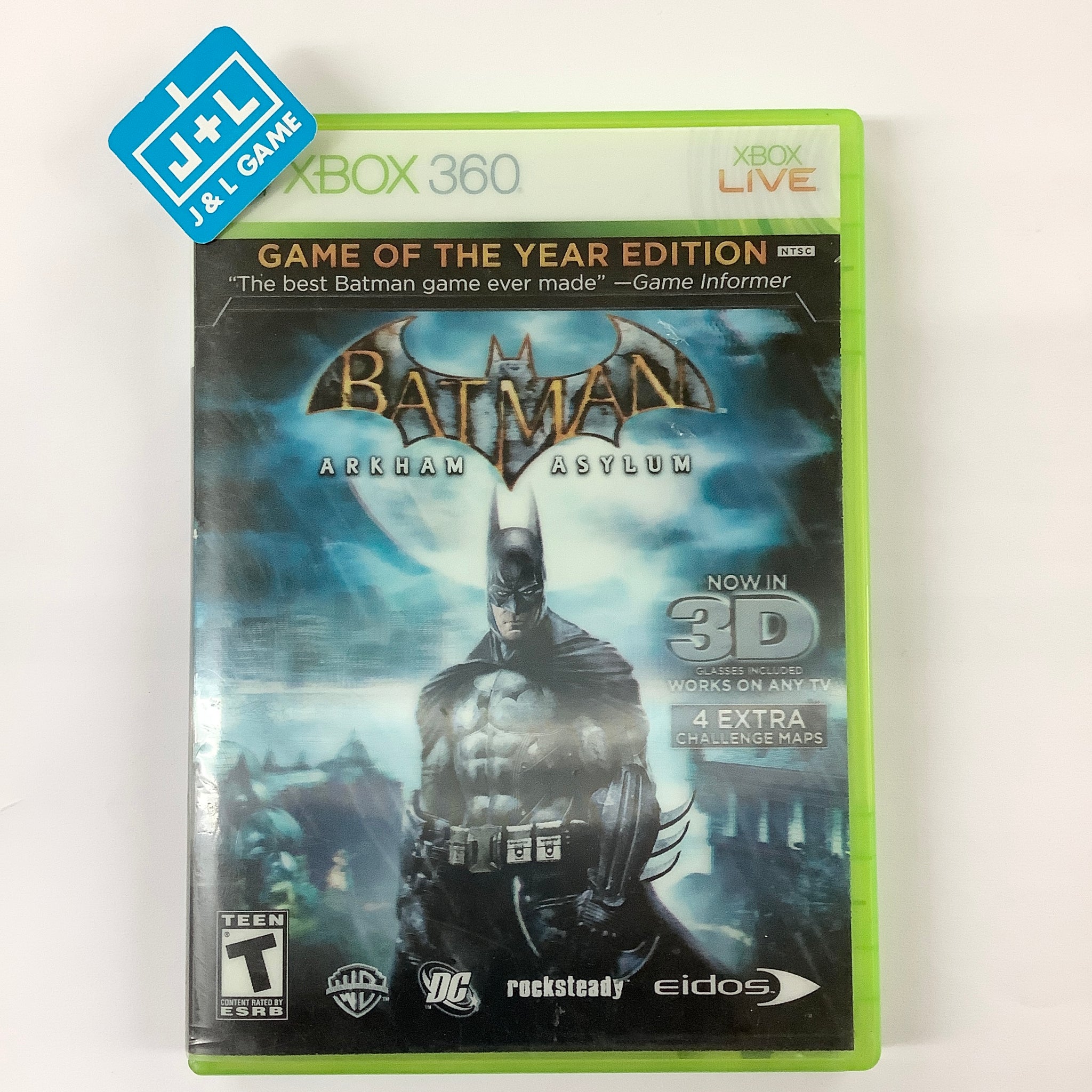  Batman: Arkham Asylum (Game of the Year Edition