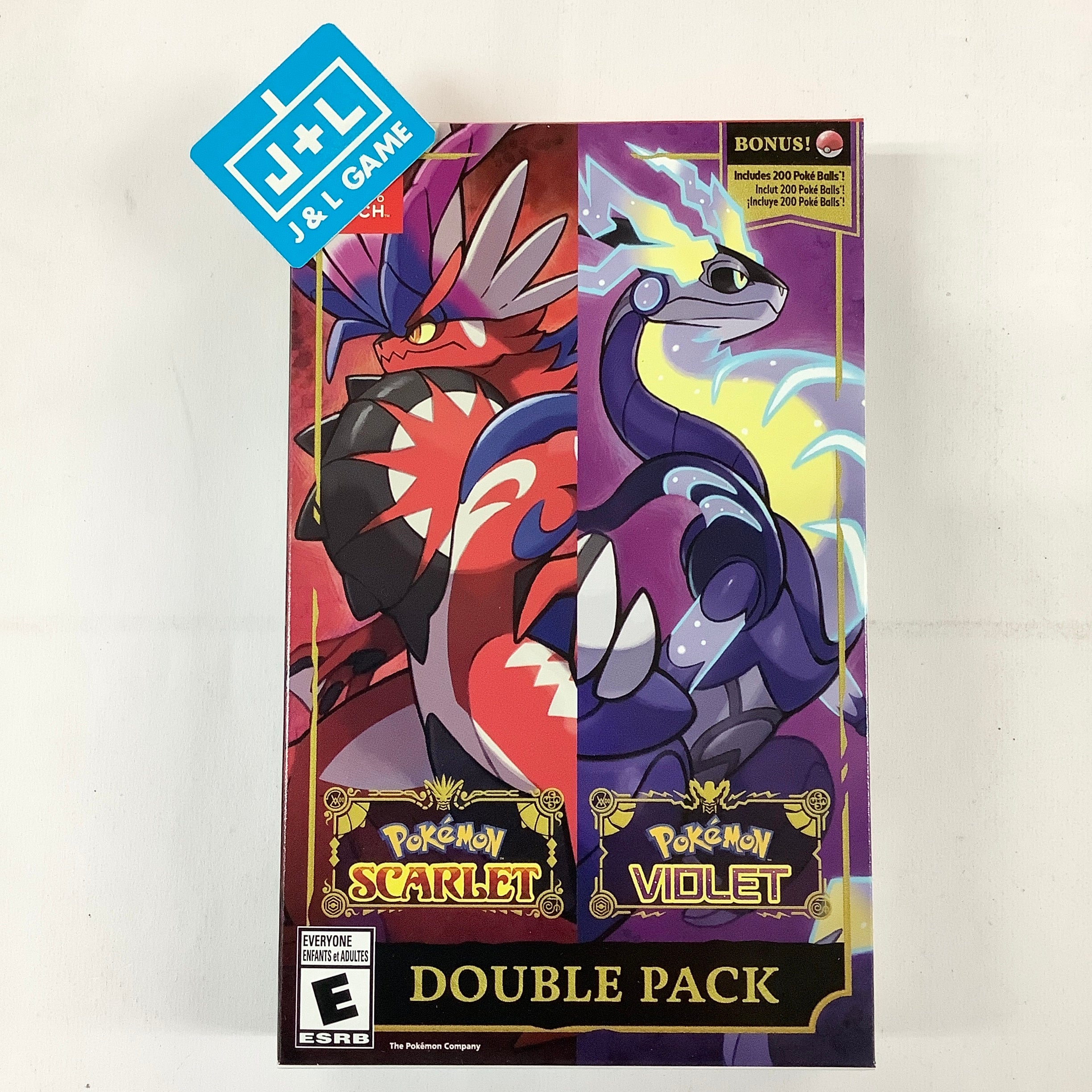Pokémon Scarlet & Pokémon Violet Double Pack (World Edition) - (NSW) Nintendo Switch Video Games Nintendo   
