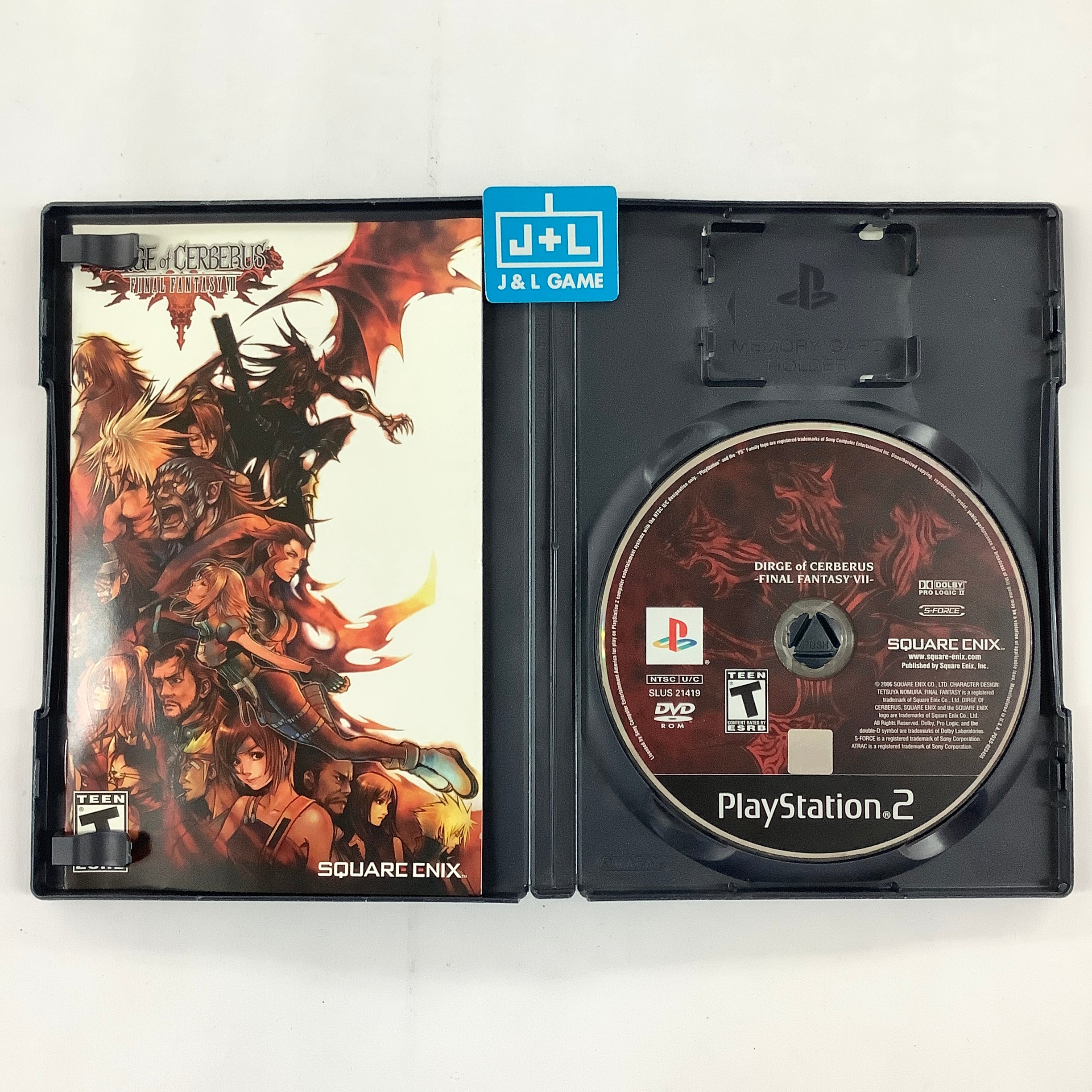 Dirge of Cerberus: Final Fantasy VII - (PS2) PlayStation 2 [Pre-Owned] Video Games Square Enix   