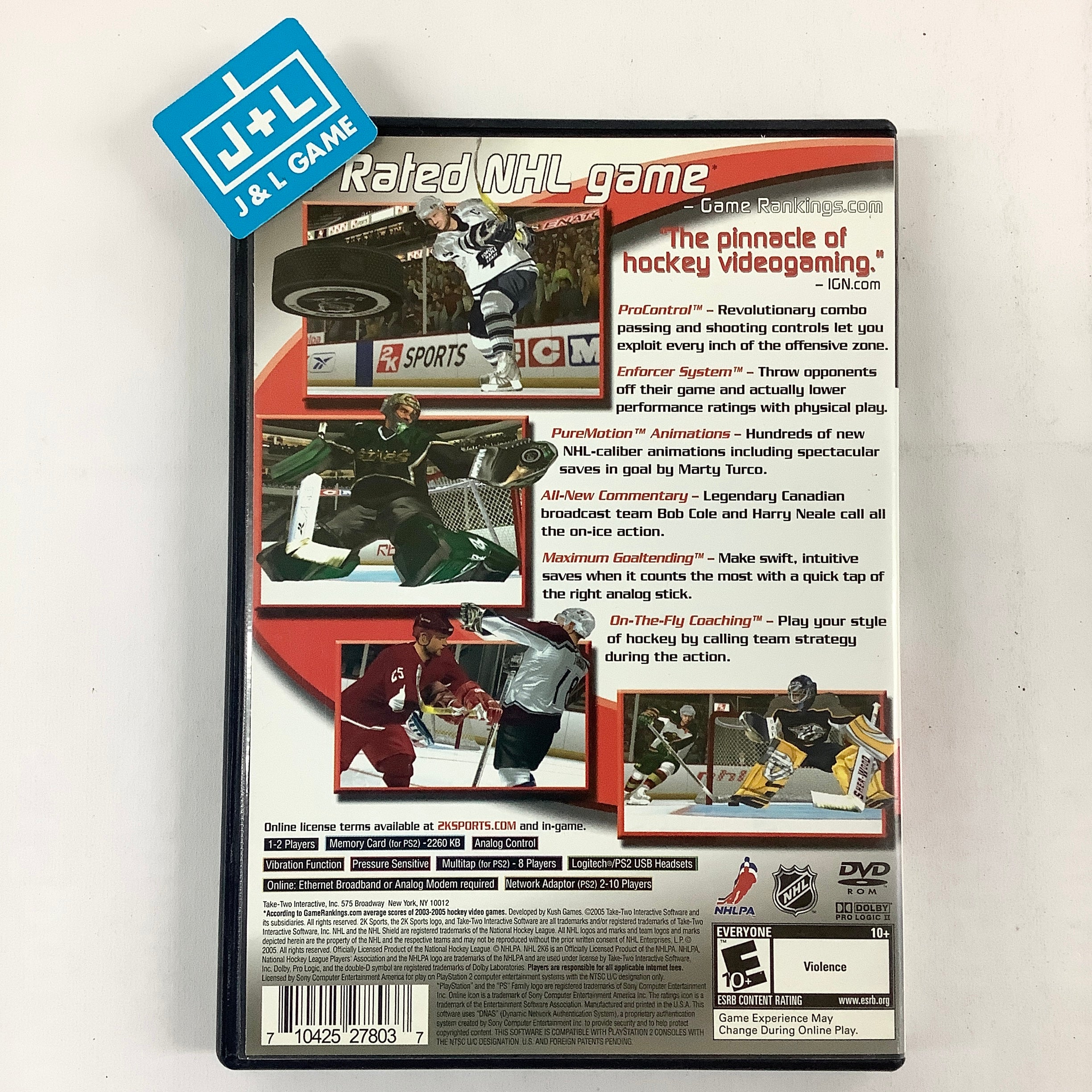 NHL 2K6 - (PS2) PlayStation 2 [Pre-Owned] Video Games 2K Sports   