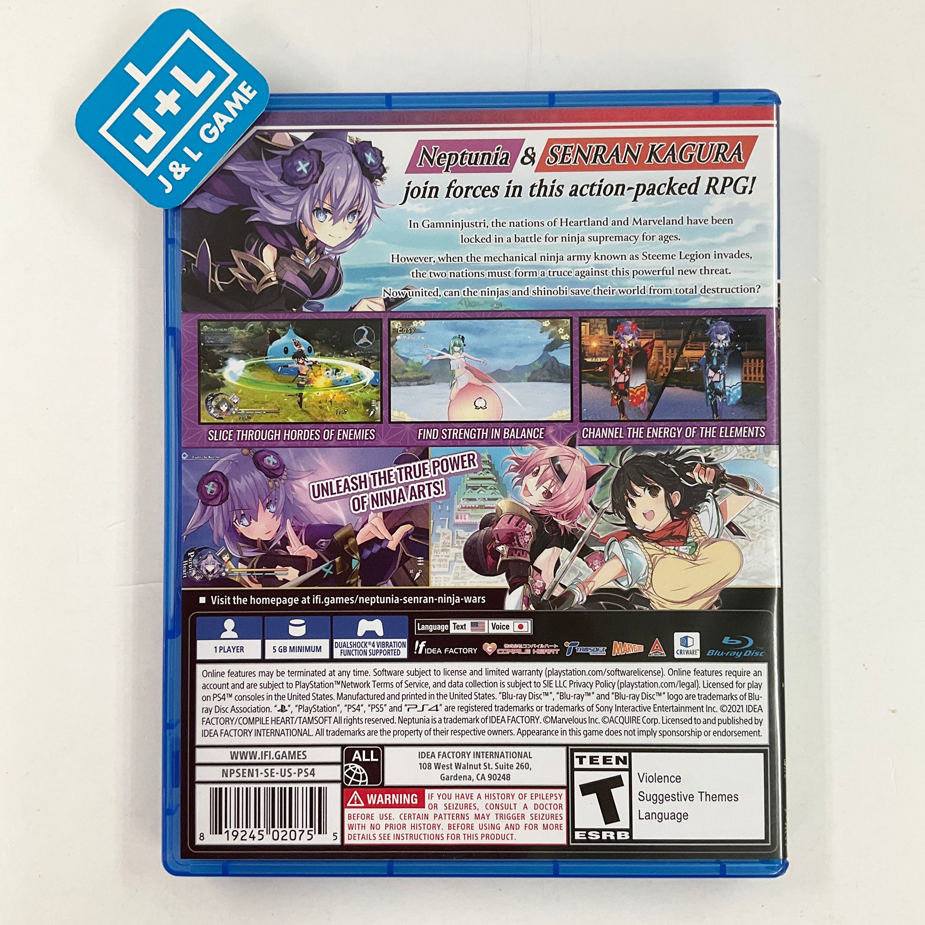 Neptunia X Senran Kagura: Ninja Wars - (PS4) PlayStation 4 [UNBOXING] Video Games Idea Factory International   