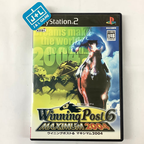 Winning Post 6 Maximum 2004 - (PS2) PlayStation 2 [Pre-Owned] (Japanese Import) Video Games Koei   