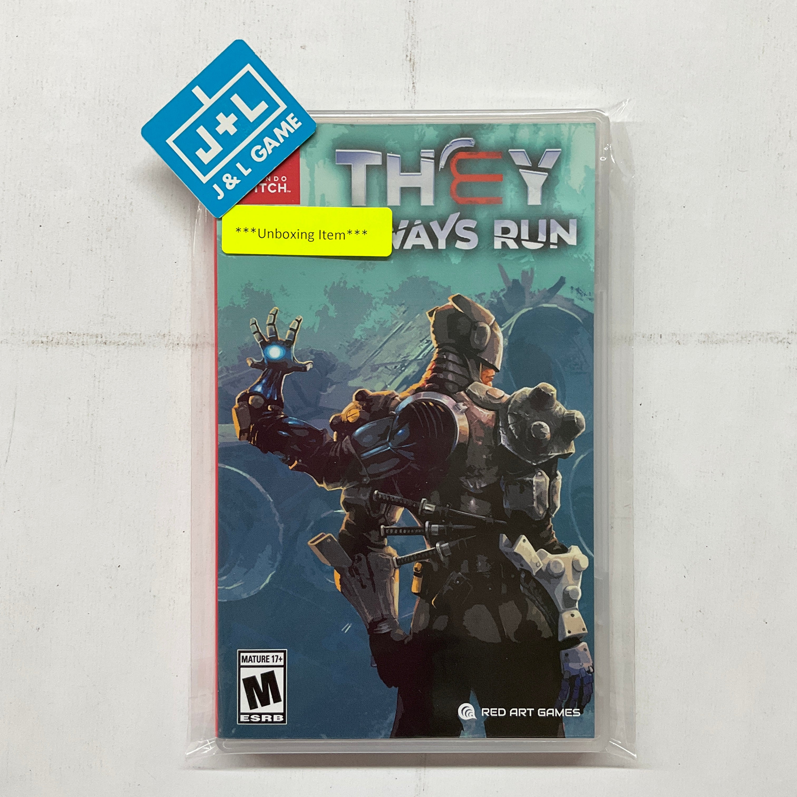 They Always Run - (NSW) Nintendo Switch [UNBOXING] Video Games Red Art Games   