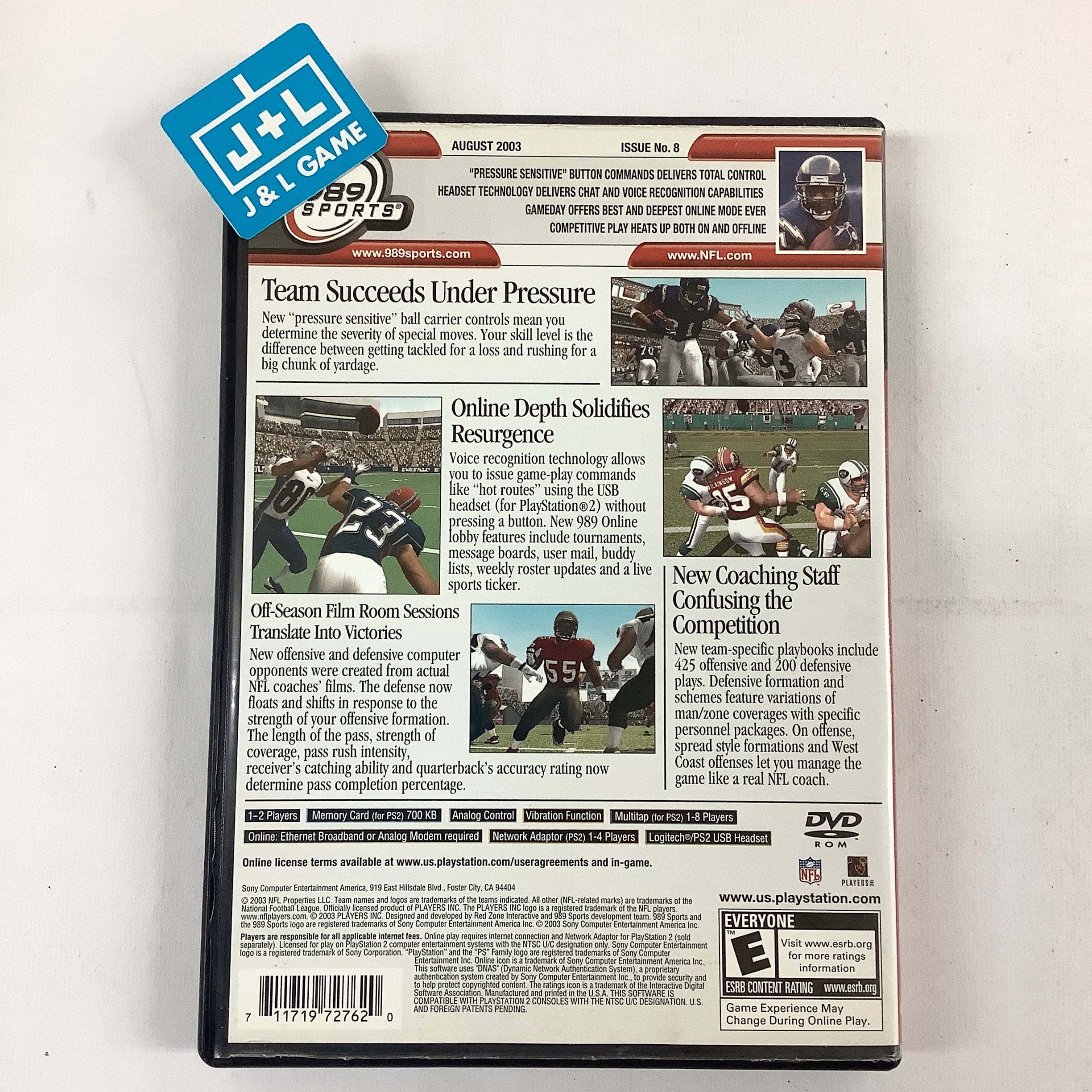 NFL GameDay 2004 - (PS2) PlayStation 2 [Pre-Owned] Video Games SCEA   