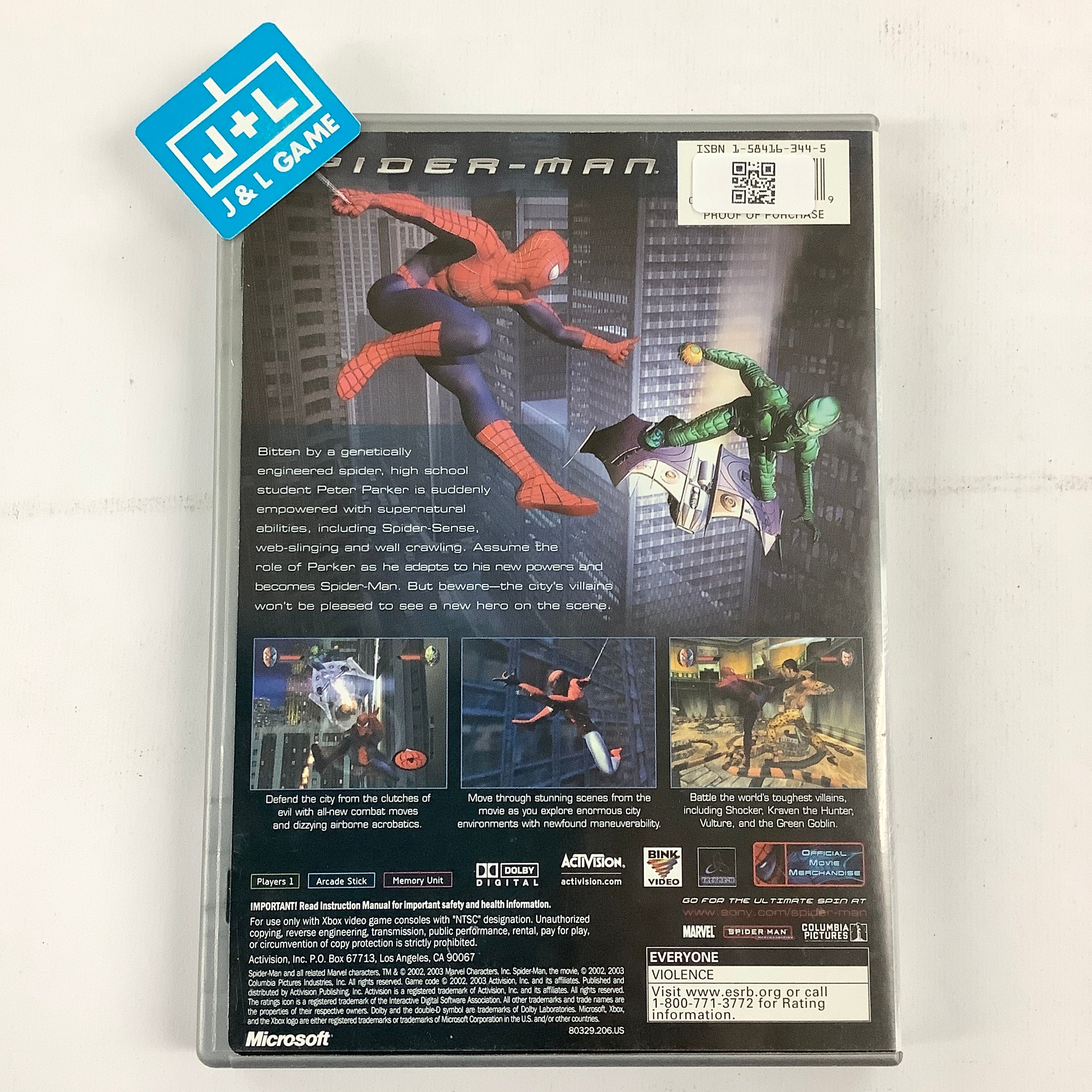 Spider-Man (Platinum Hits) - (XB) Xbox [Pre-Owned] Video Games Activision   