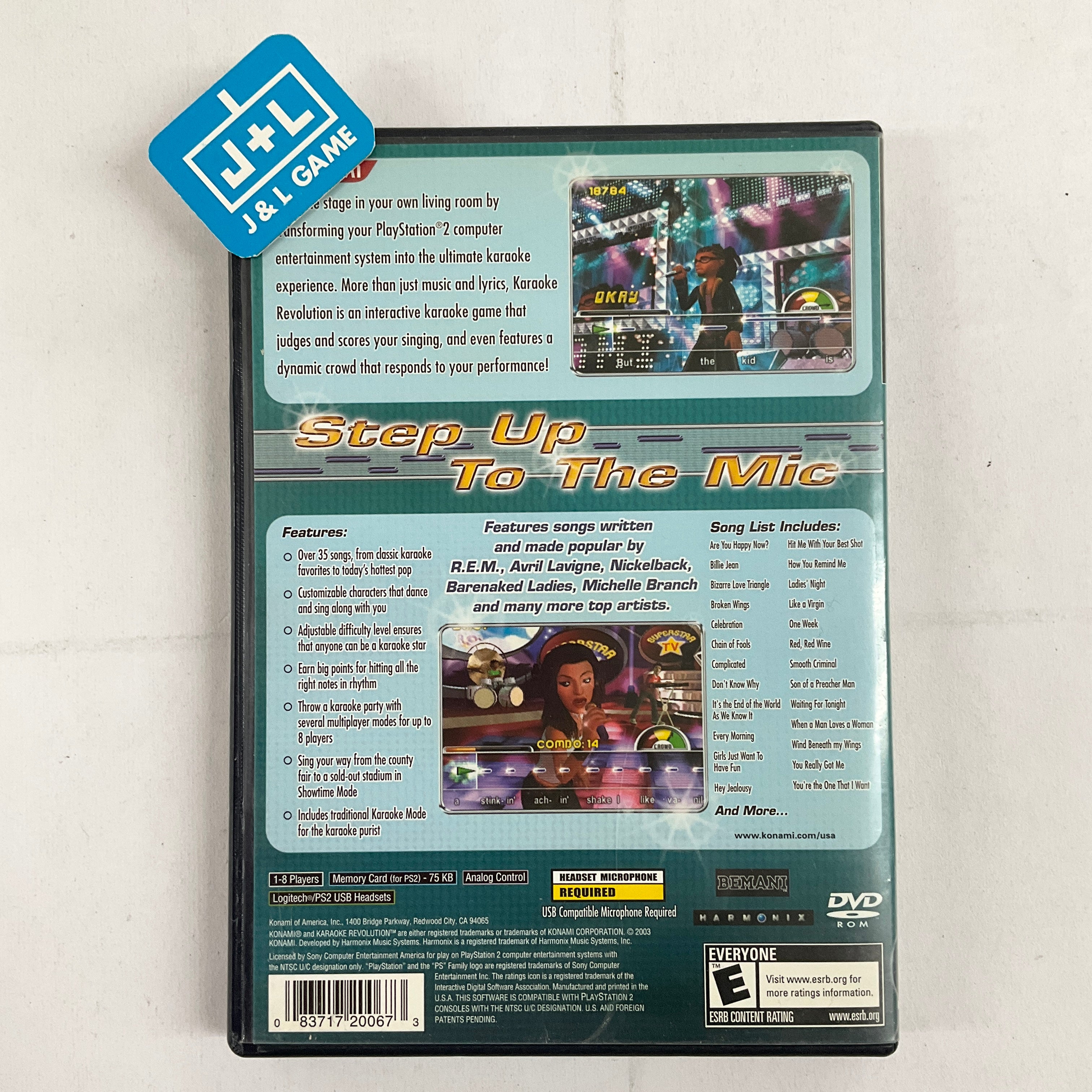 Karaoke Revolution - (PS2) Playstation 2 [Pre-Owned] Video Games Konami   