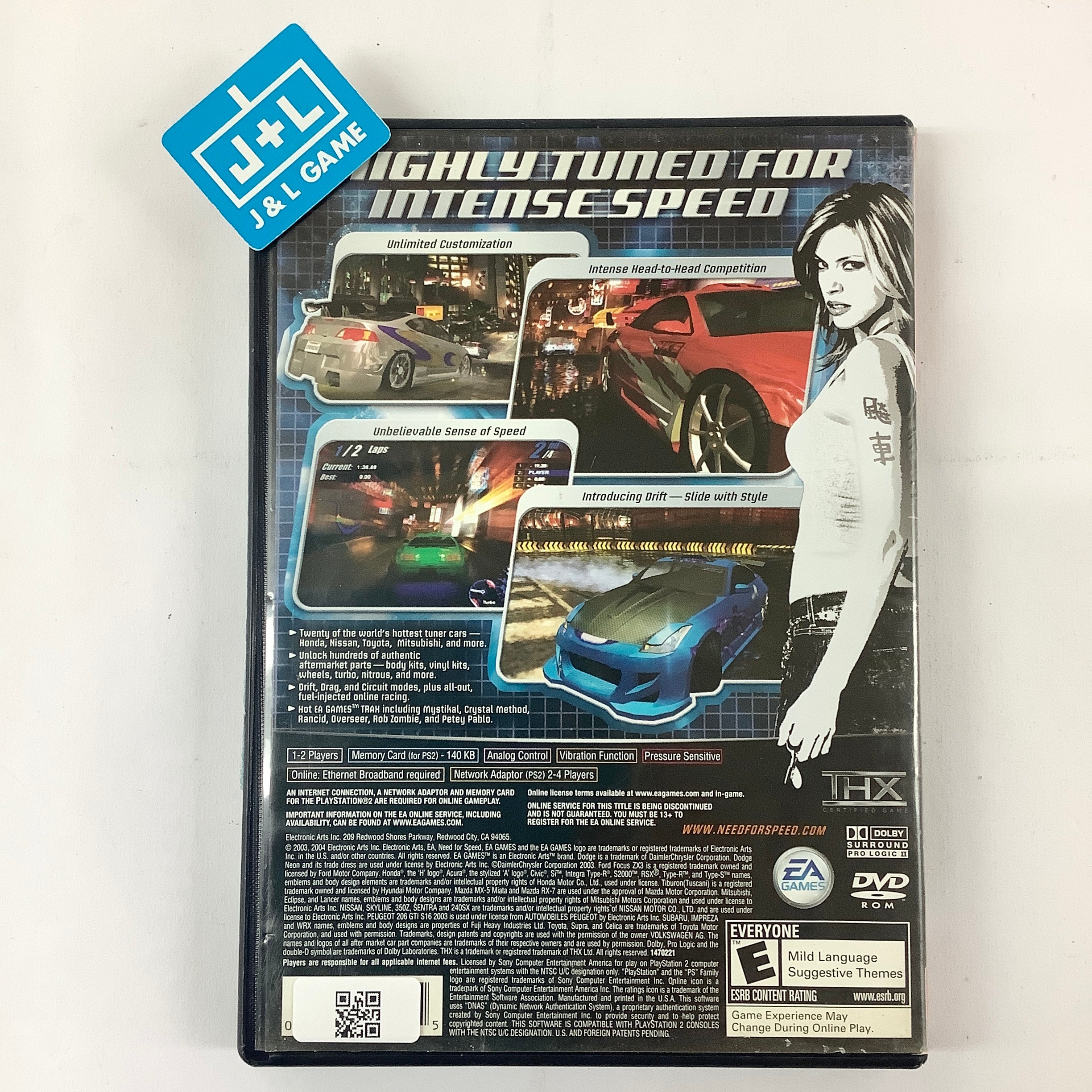 NEED FOR SPEED Underground Sony PS2 PlayStation 2 complet avec manuel NEED FOR SPEED Underground Sony PS2 PlayStation 2 complet avec manuel