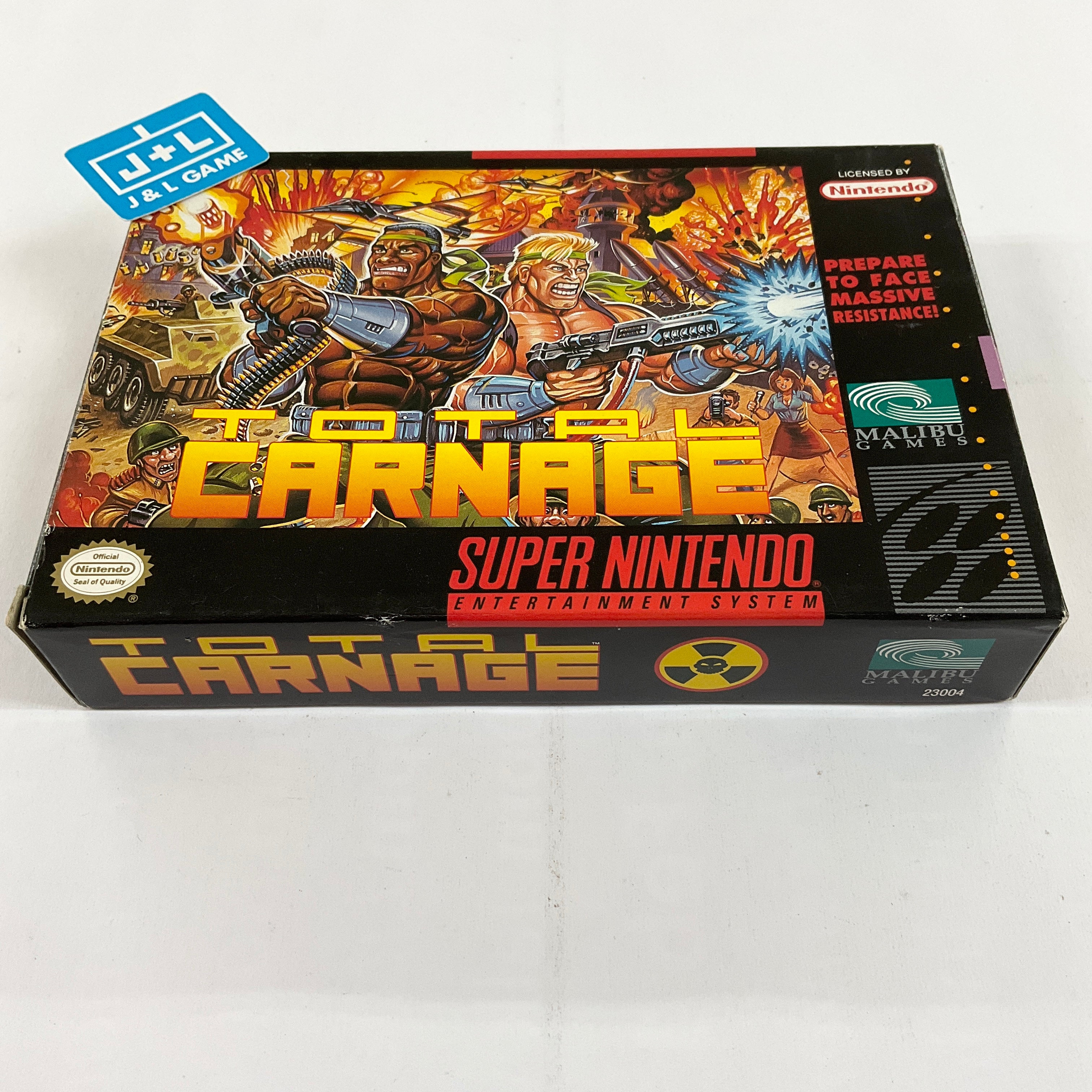 Total Carnage - (SNES) Super Nintendo [Pre-Owned] Video Games Malibu   
