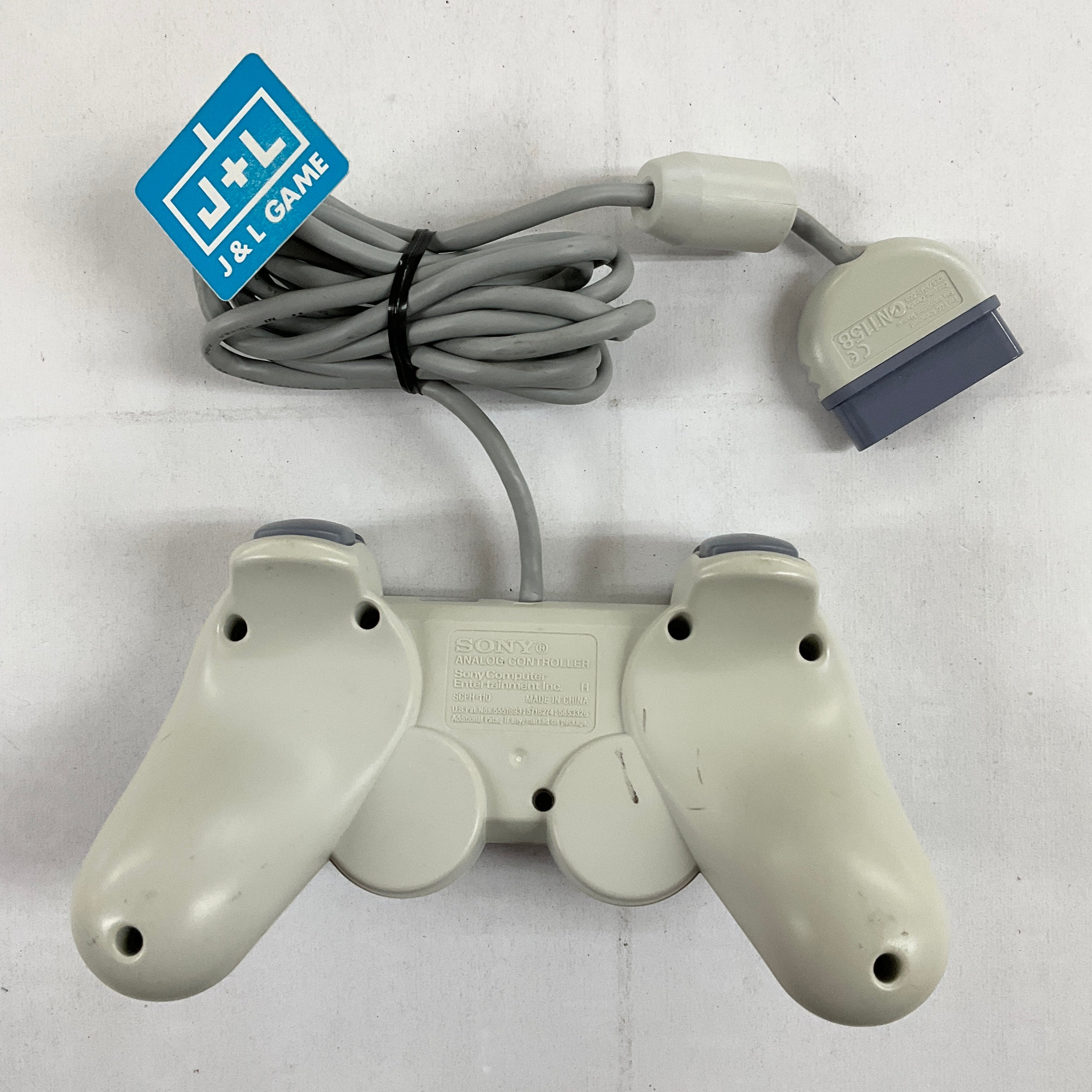 Sony PlayStation Dual Analog Controller (White) - (PS1) PlayStation 1 [Pre-Owned] Accessories Sony   