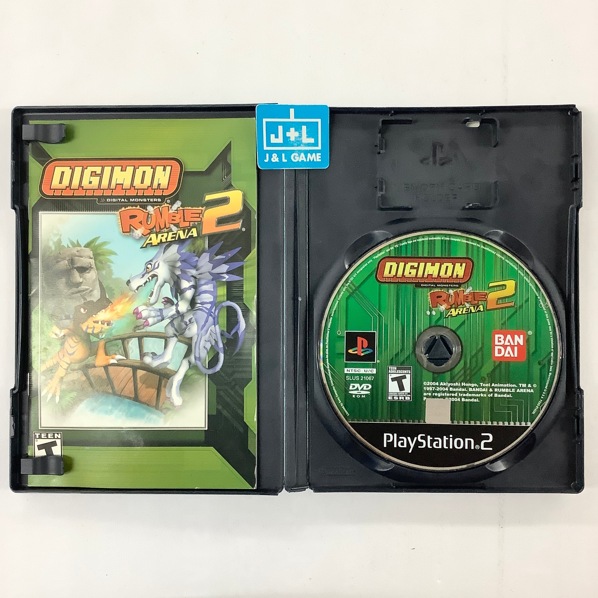 Digimon Rumble Arena 2 - (PS2) PlayStation 2 [Pre-Owned] Video Games Bandai   