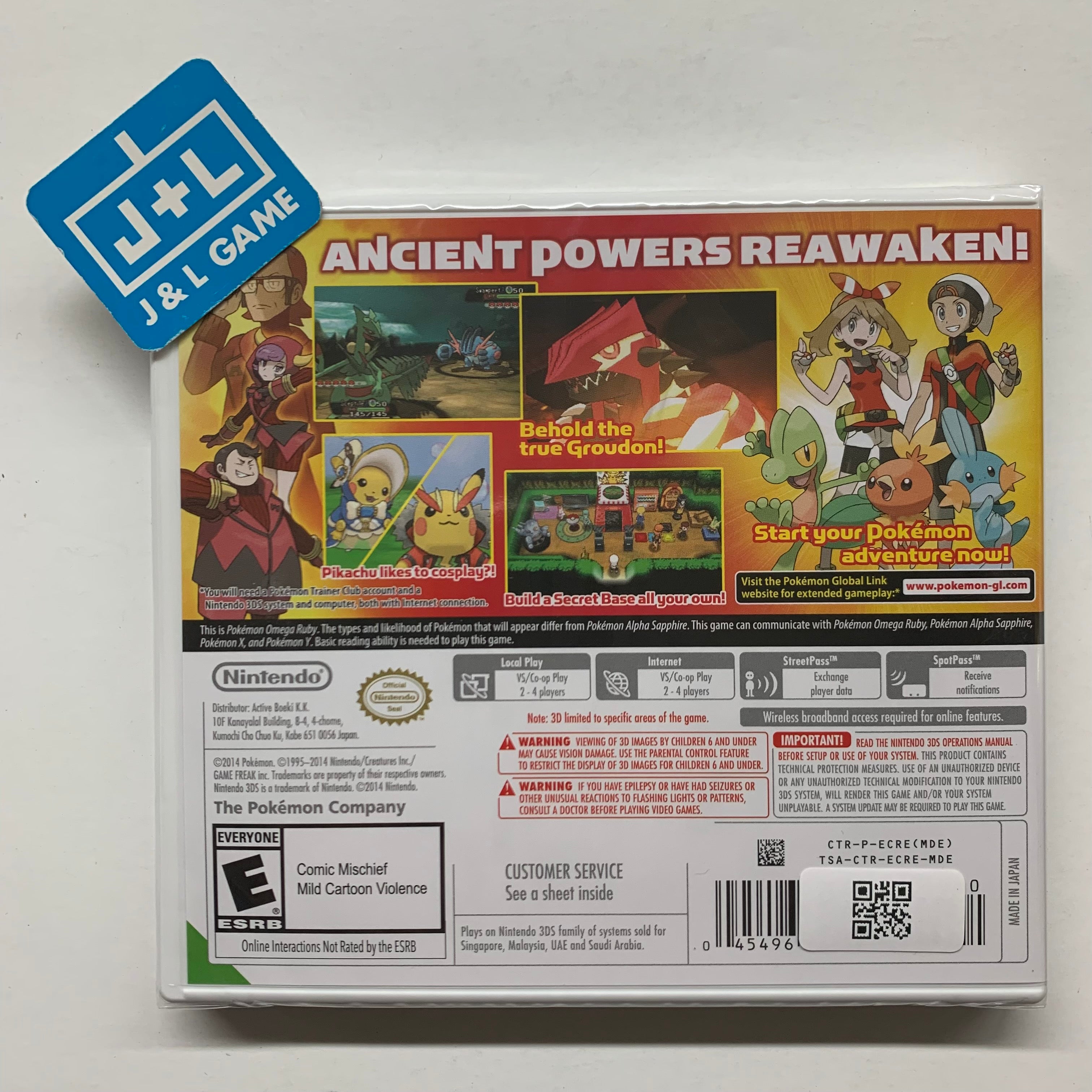 Pokemon Omega Ruby - Nintendo 3DS (World Edition) Video Games Nintendo   