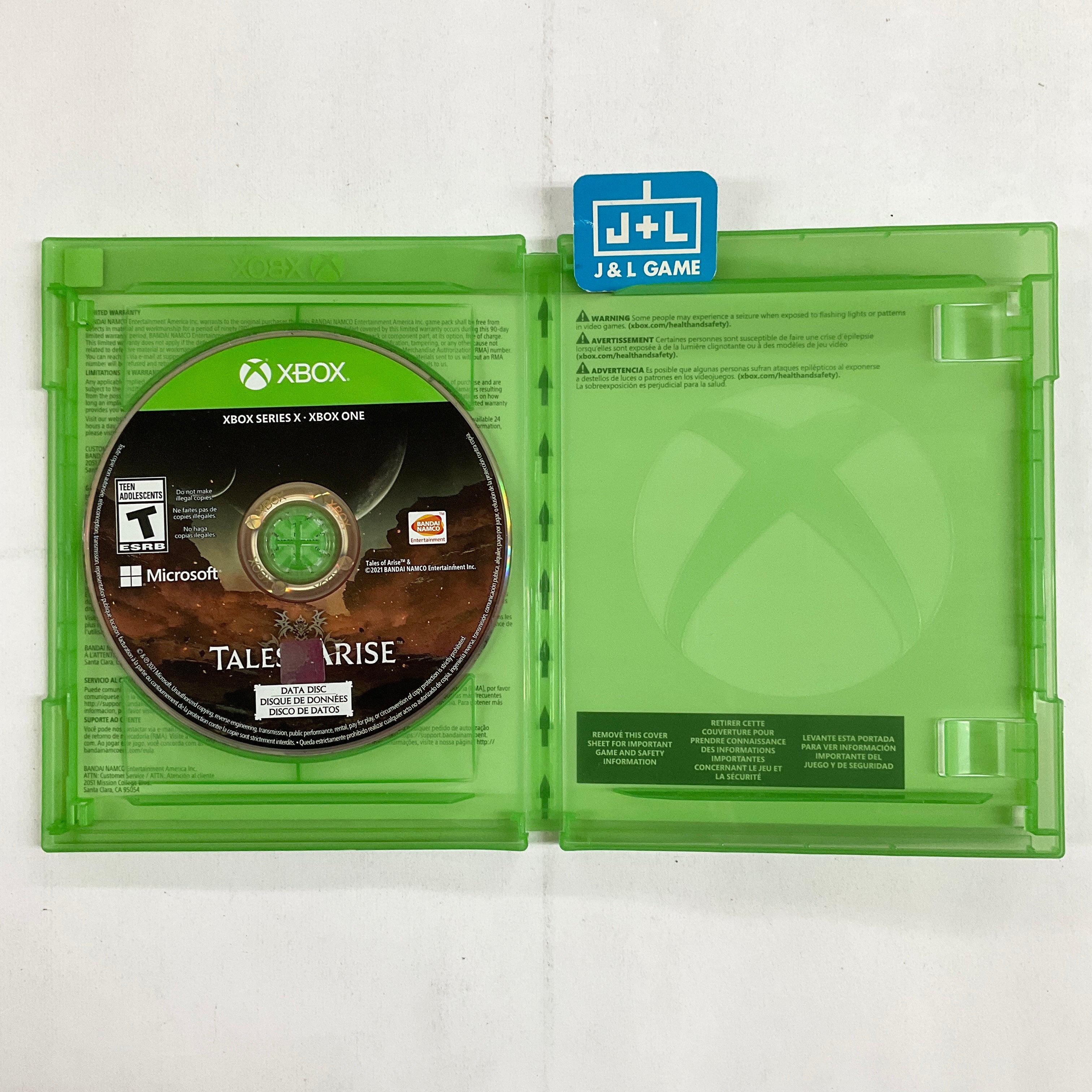 Tales of Arise - (XSX) Xbox Series X [Pre-Owned] Video Games BANDAI NAMCO Entertainment   
