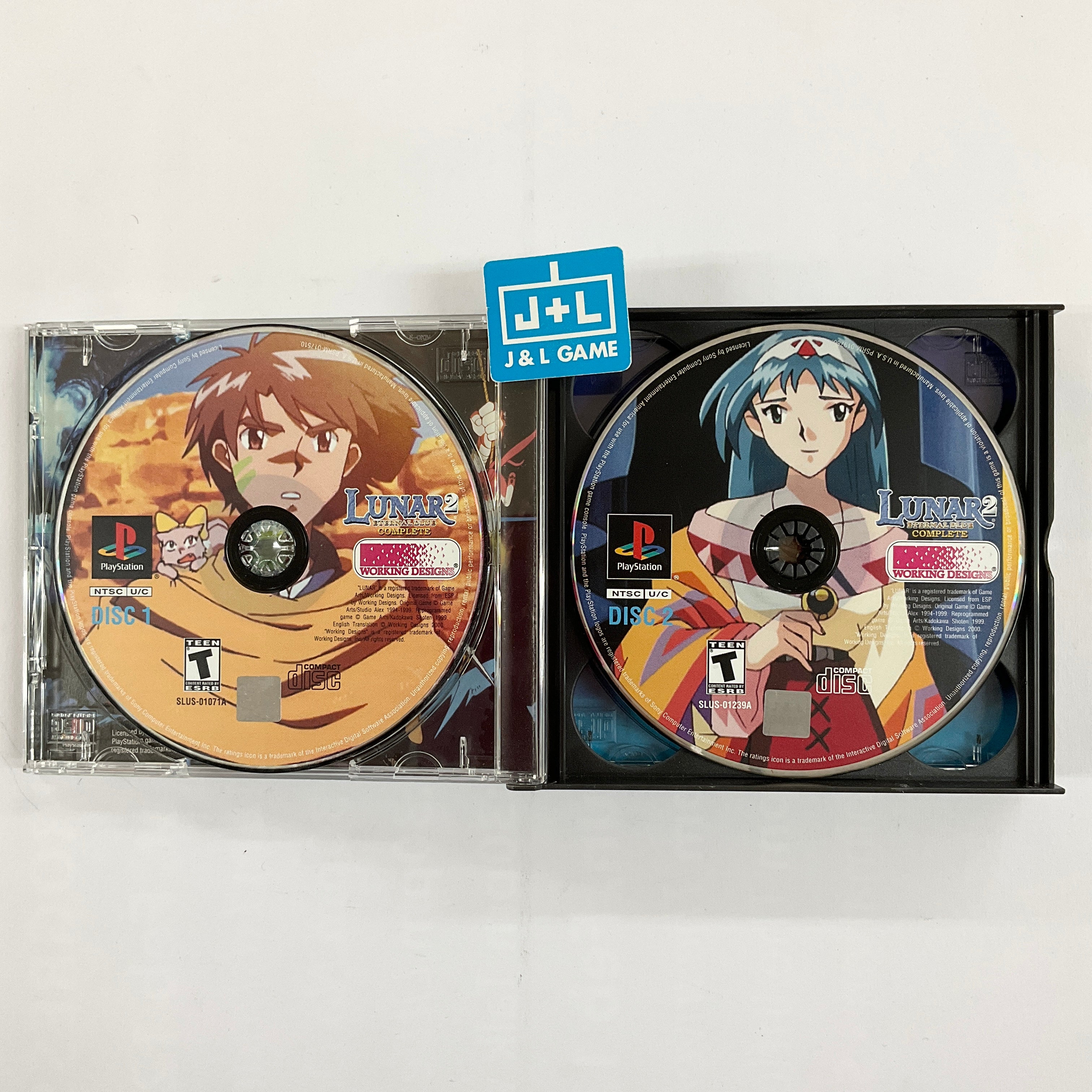 Lunar 2: Eternal Blue Complete - (PS1) PlayStation 1 [Pre-Owned] Video Games Working Designs   
