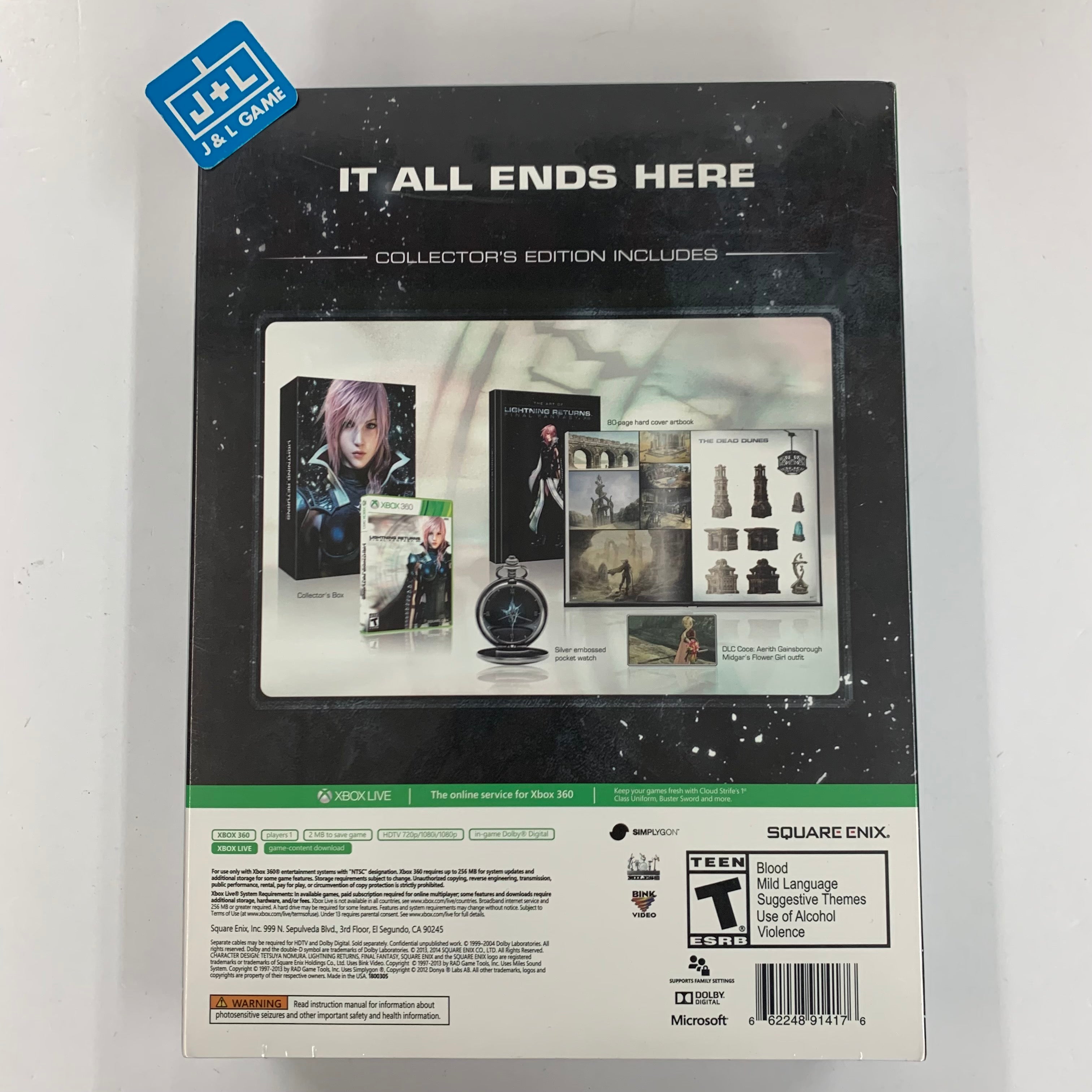 Lightning Returns Final Fantasy XIII Collector's Edition - (360) Xbox 360 Video Games Square Enix   