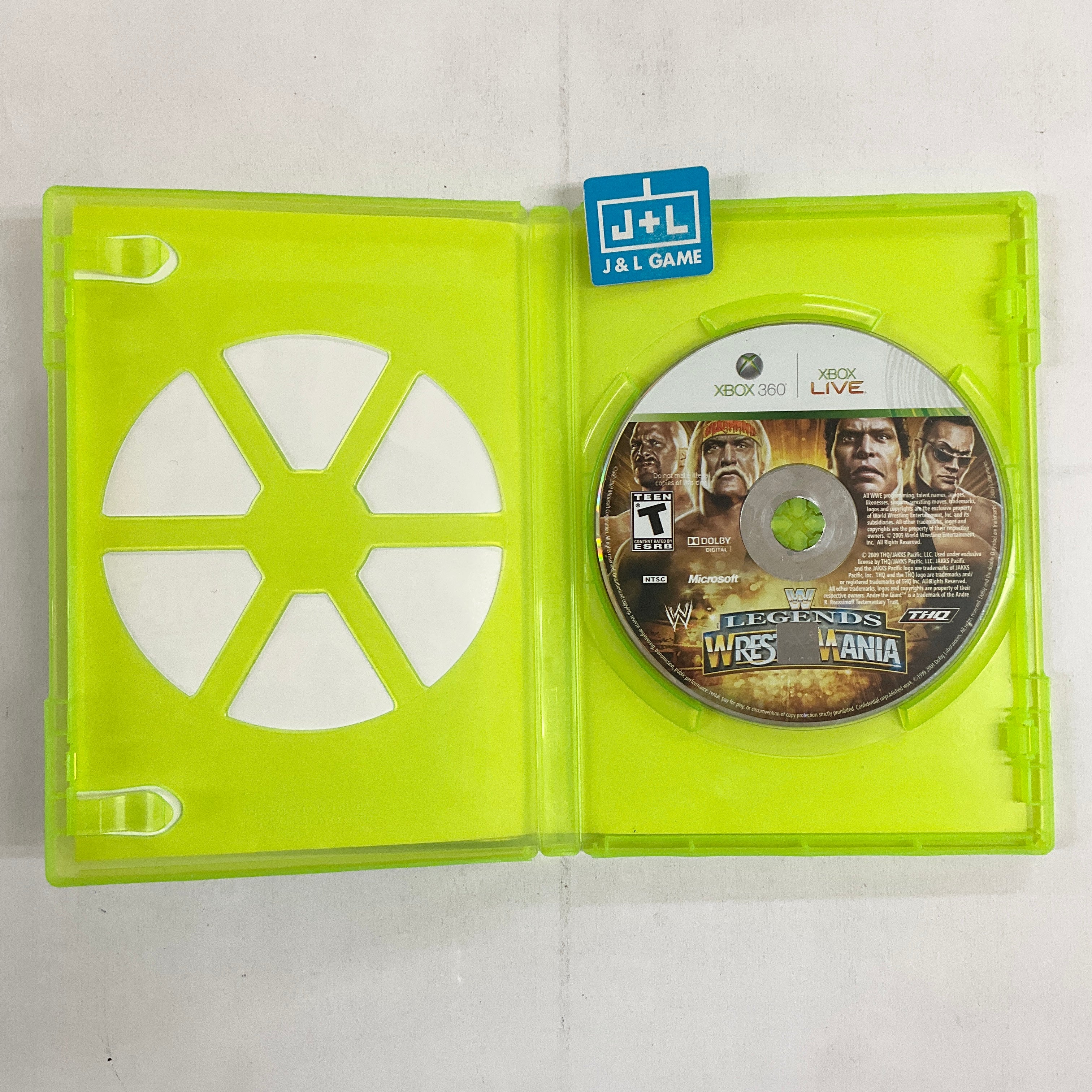 WWE Legends of WrestleMania - Xbox 360 [Pre-Owned] Video Games THQ   