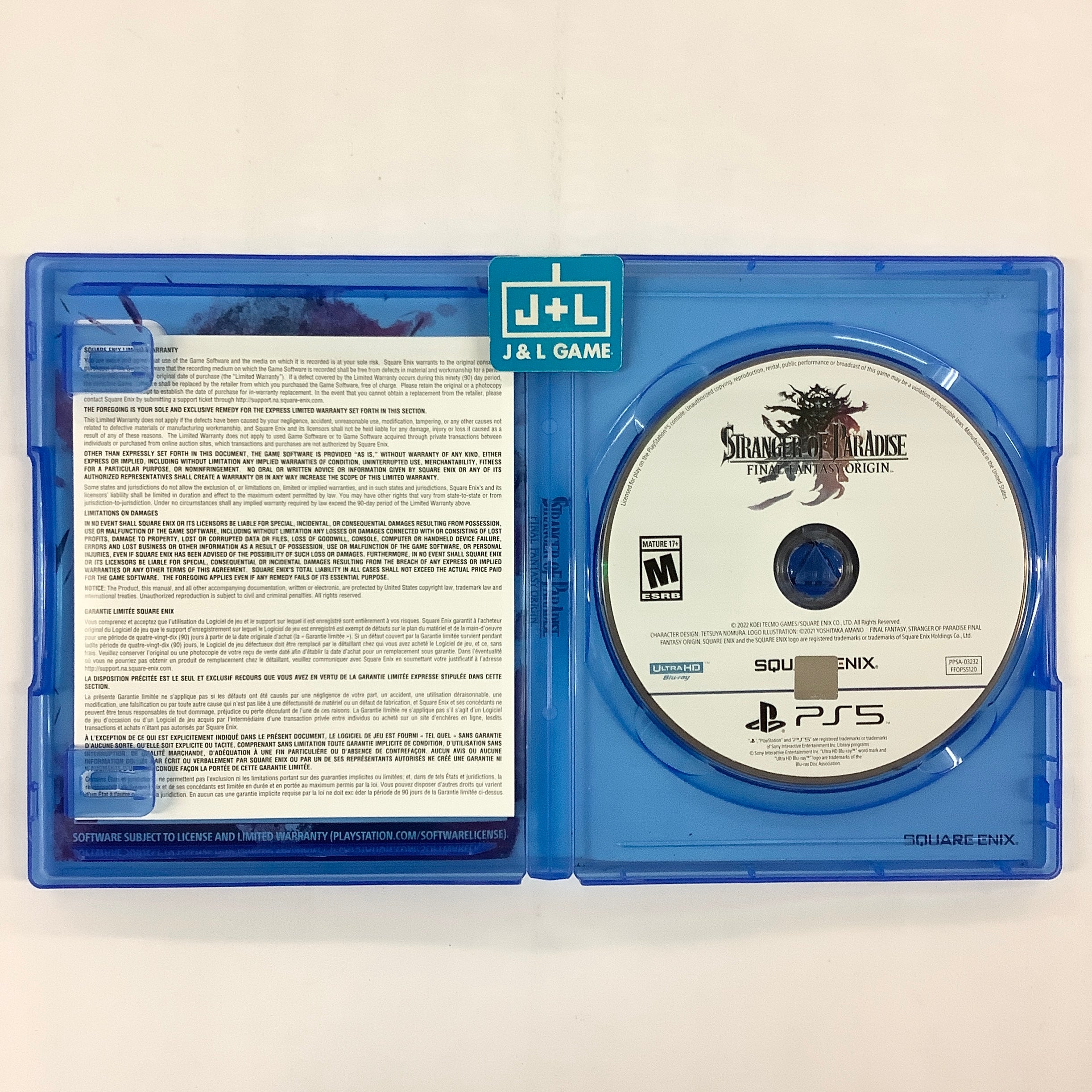 Stranger of Paradise: Final Fantasy Origin - (PS5) PlayStation 5 [Pre-Owned] Video Games Square Enix   
