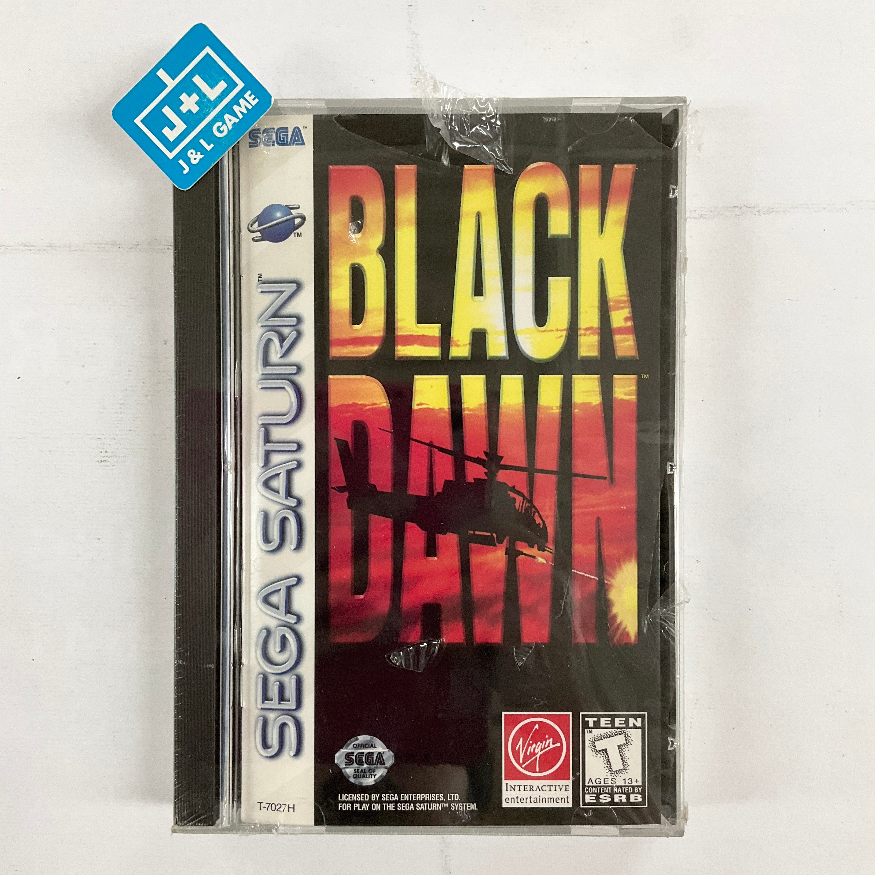 Black Dawn - (SS) SEGA Saturn Video Games Virgin Interactive   