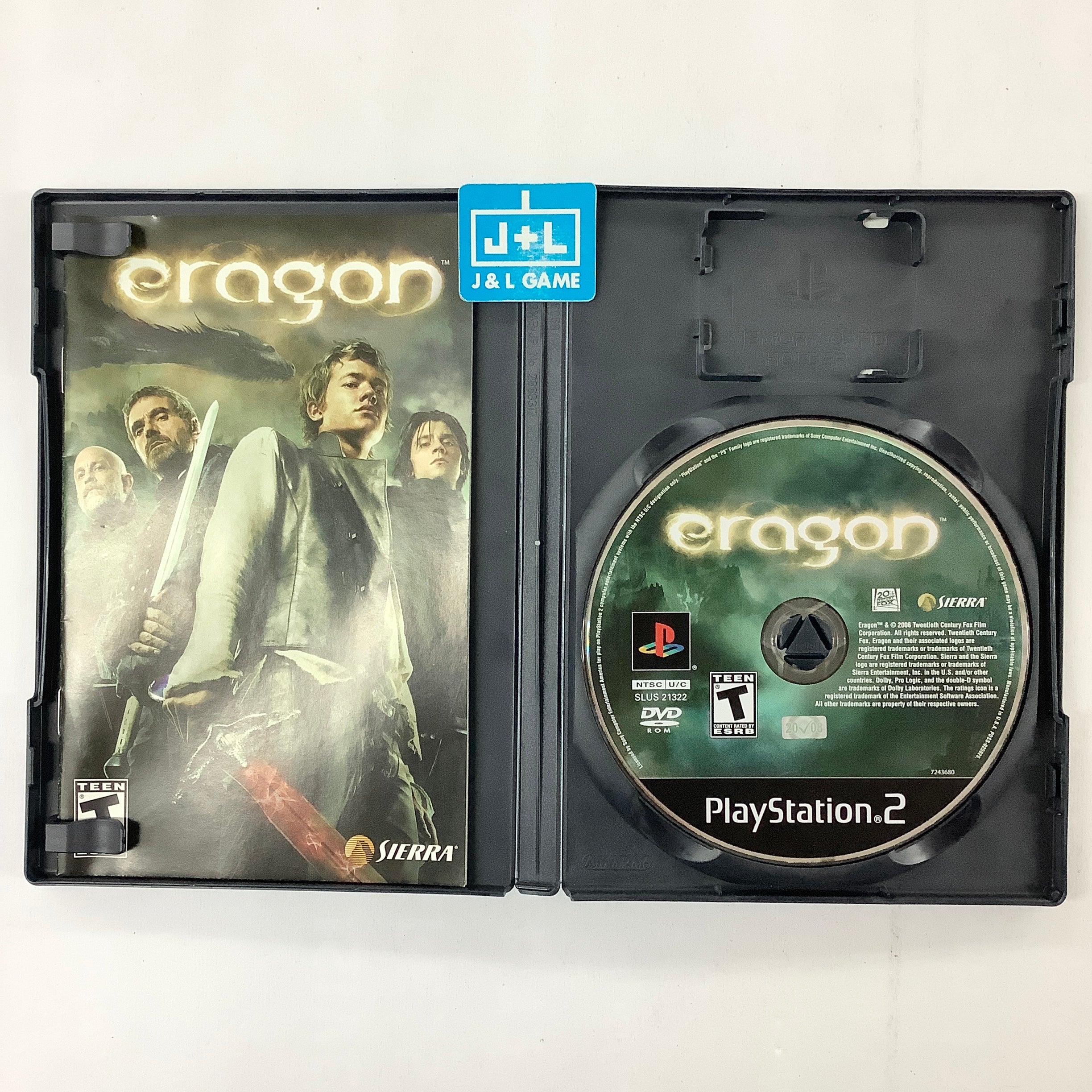 Eragon - (PS2) PlayStation 2 [Pre-Owned] Video Games Sierra Entertainment   