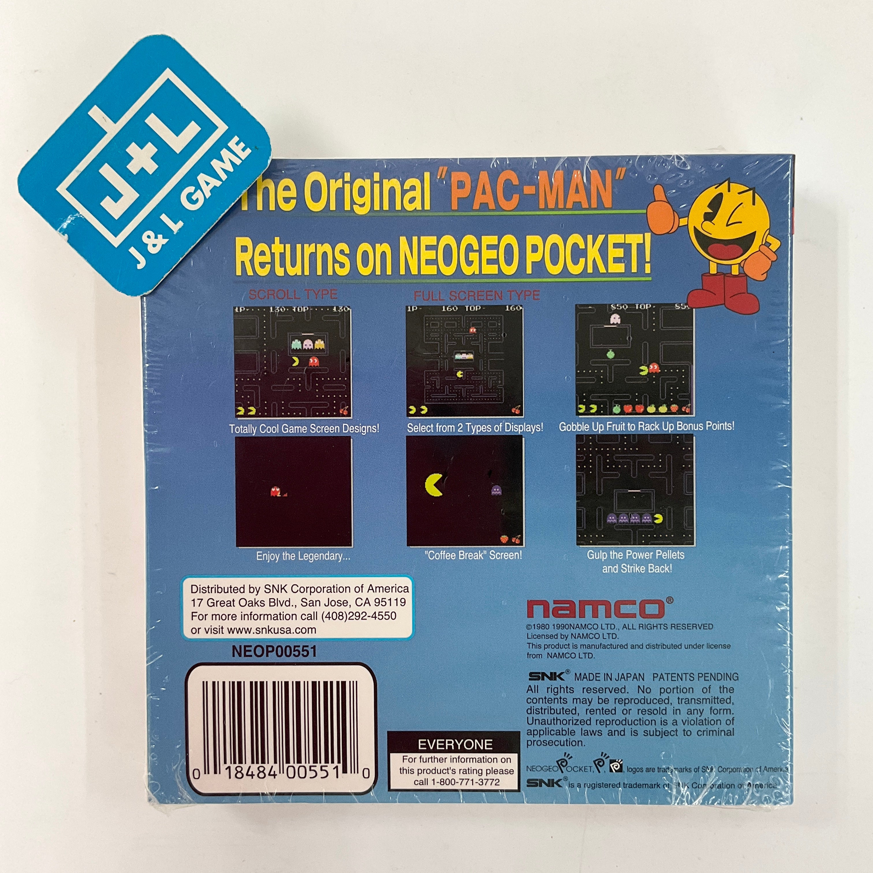 Pac-Man - SNK NeoGeo Pocket Color Video Games Namco   