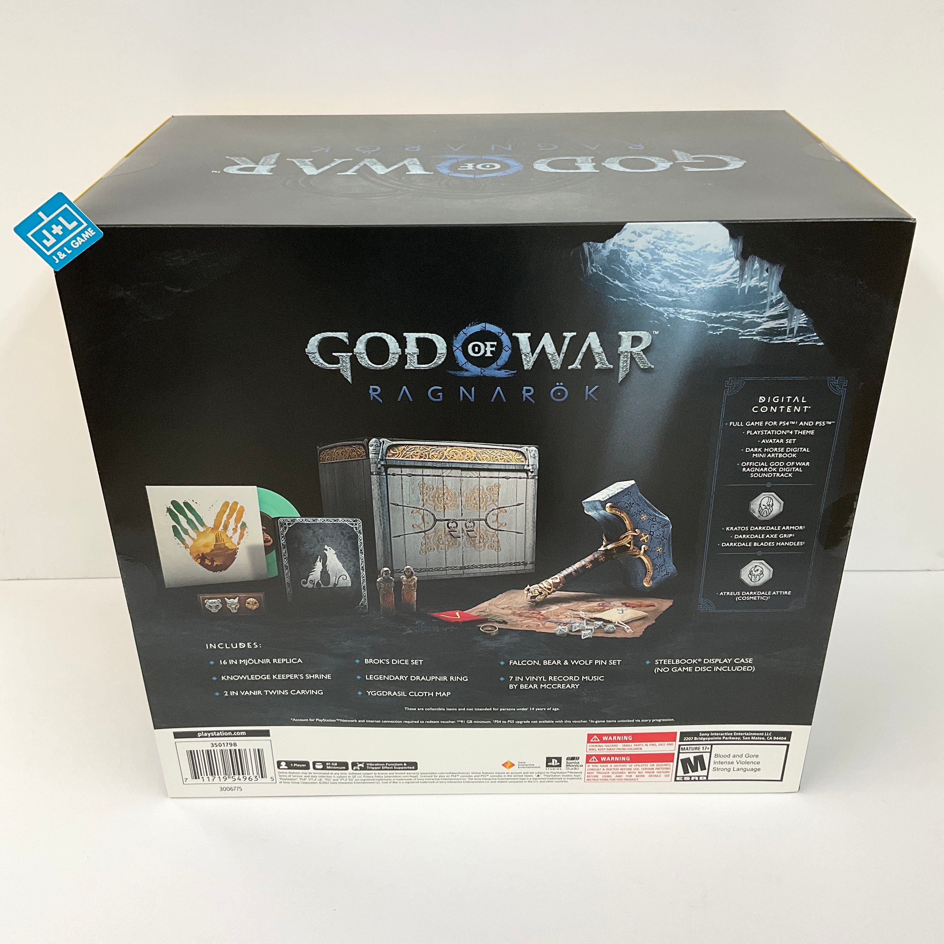 God of War Ragnarök Jötnar Edition - (PS4/PS5) - PlayStation 5 Video Games PlayStation   