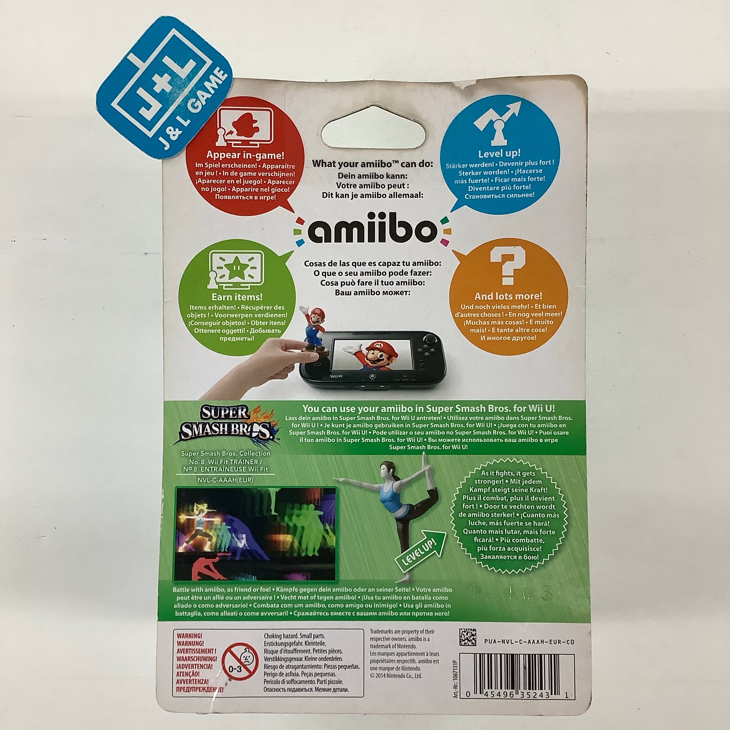 Wii Fit Trainer (Super Smash Bros. series) - Nintendo WiiU Amiibo (European Import) Amiibo Nintendo   