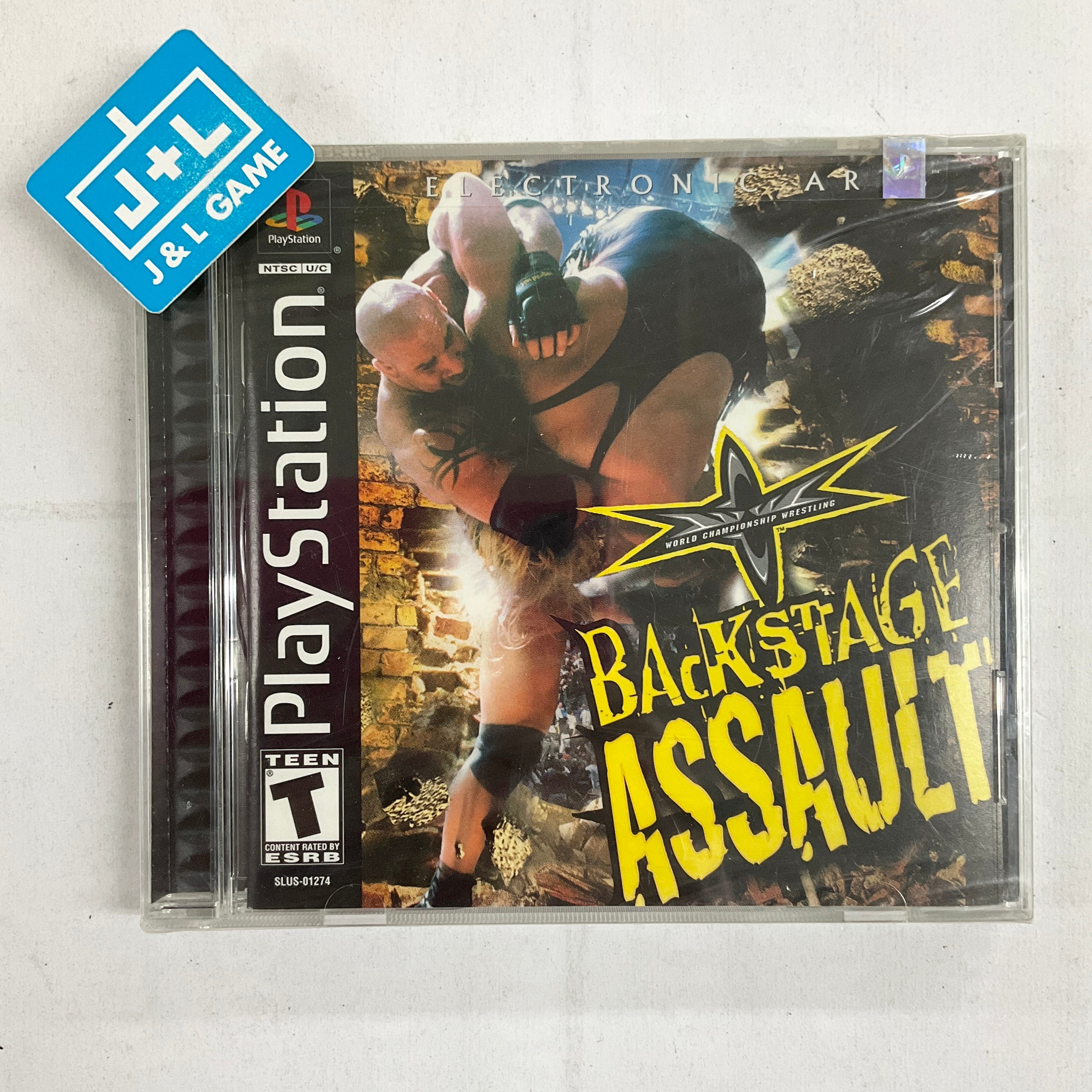 WCW Backstage Assault - (PS1) Playstation 1 Video Games Electronic Arts   