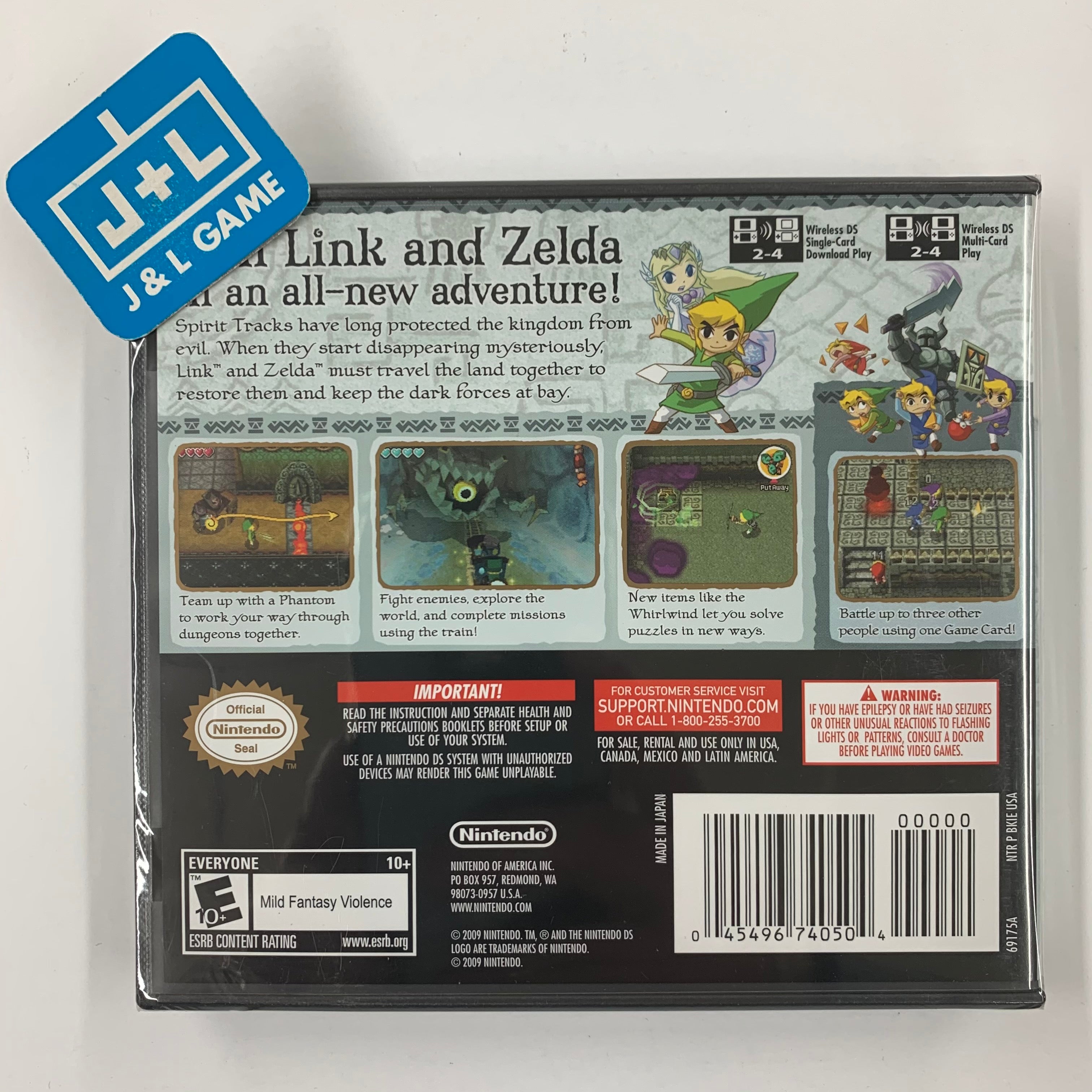 The Legend of Zelda: Spirit Tracks - Nintendo DS | J&L Game