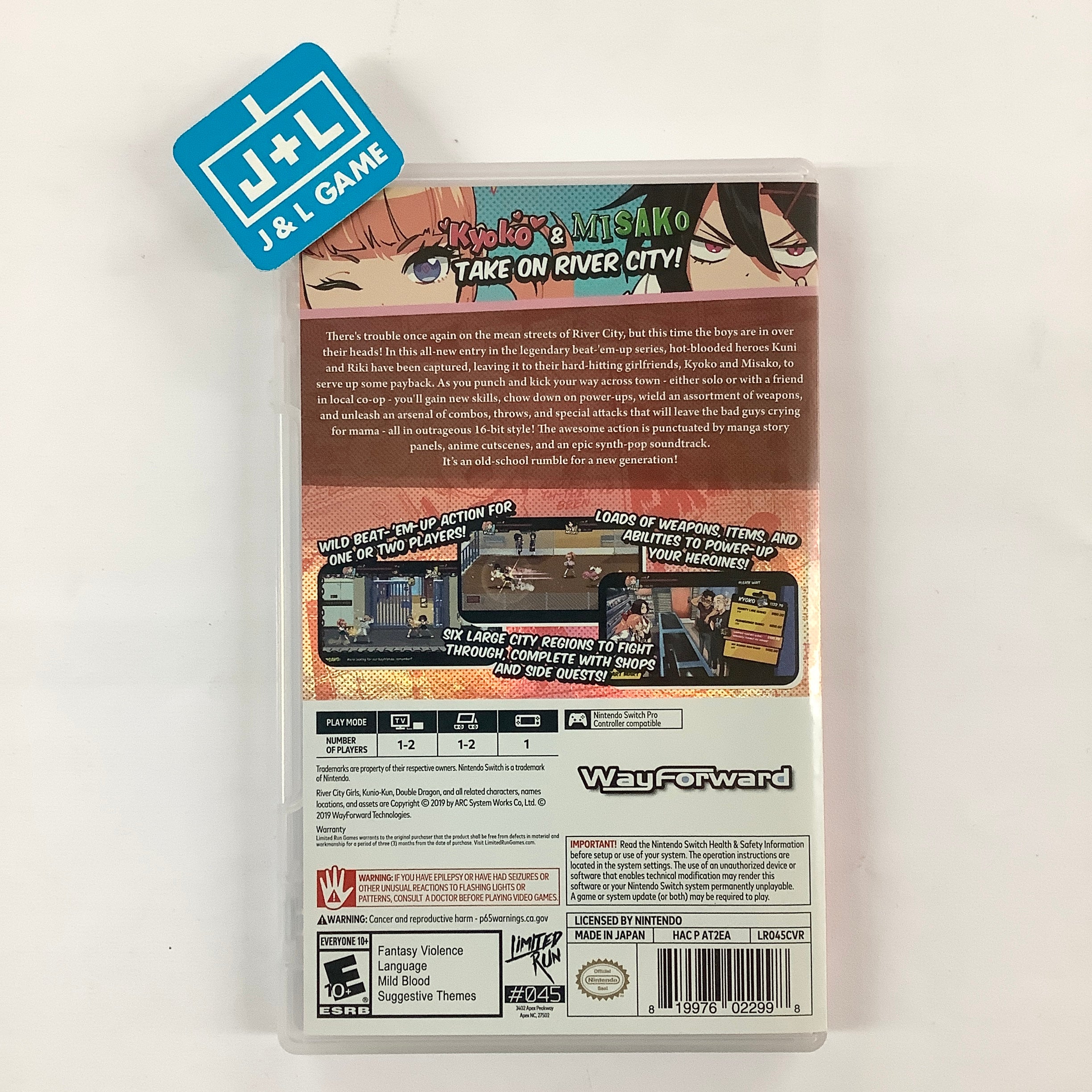 River City Girls (Limited Run #045) - (NSW) Nintendo Switch [Pre-Owned] Video Games Limited Run Games   