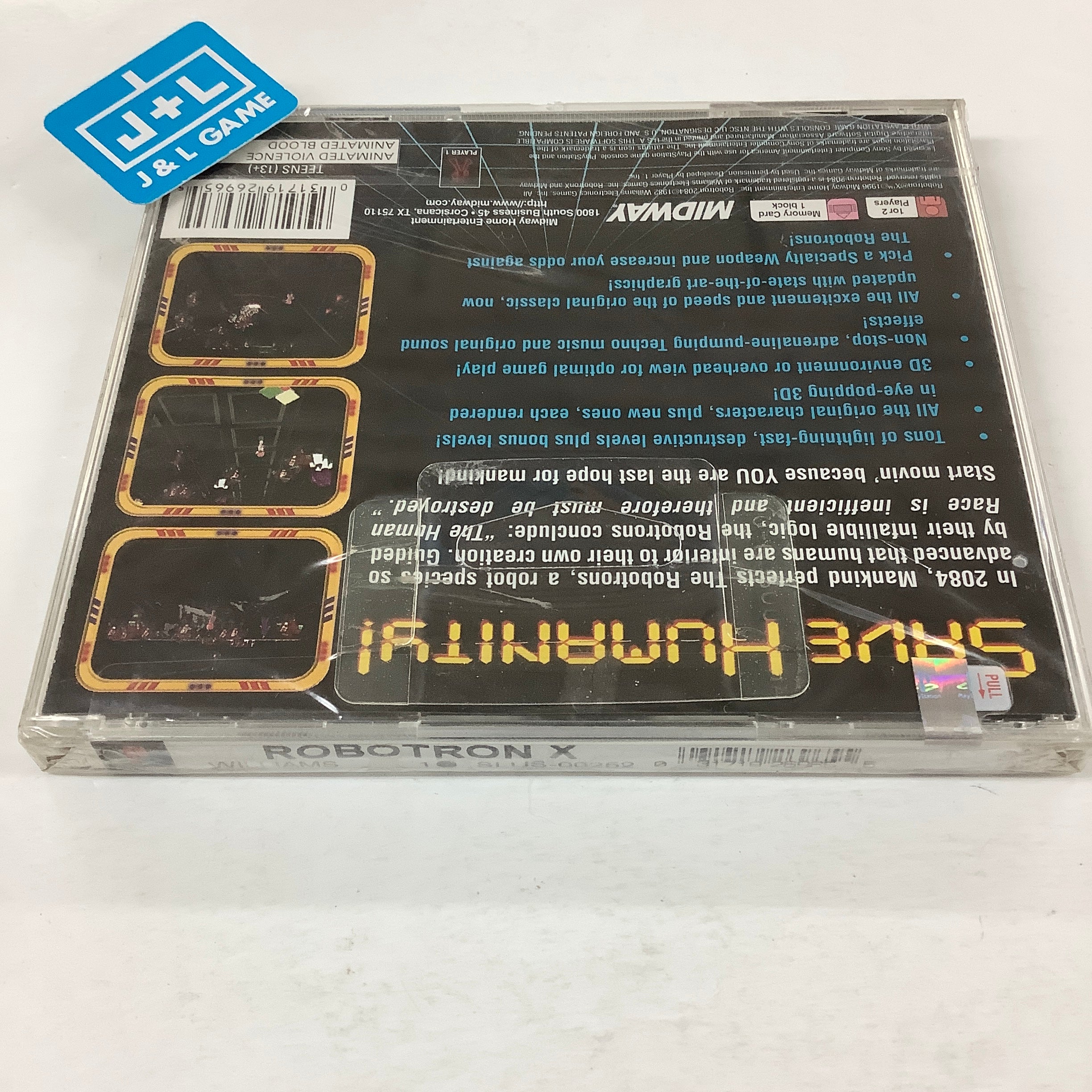 Robotron X - (PS1) PlayStation 1 Video Games Midway   