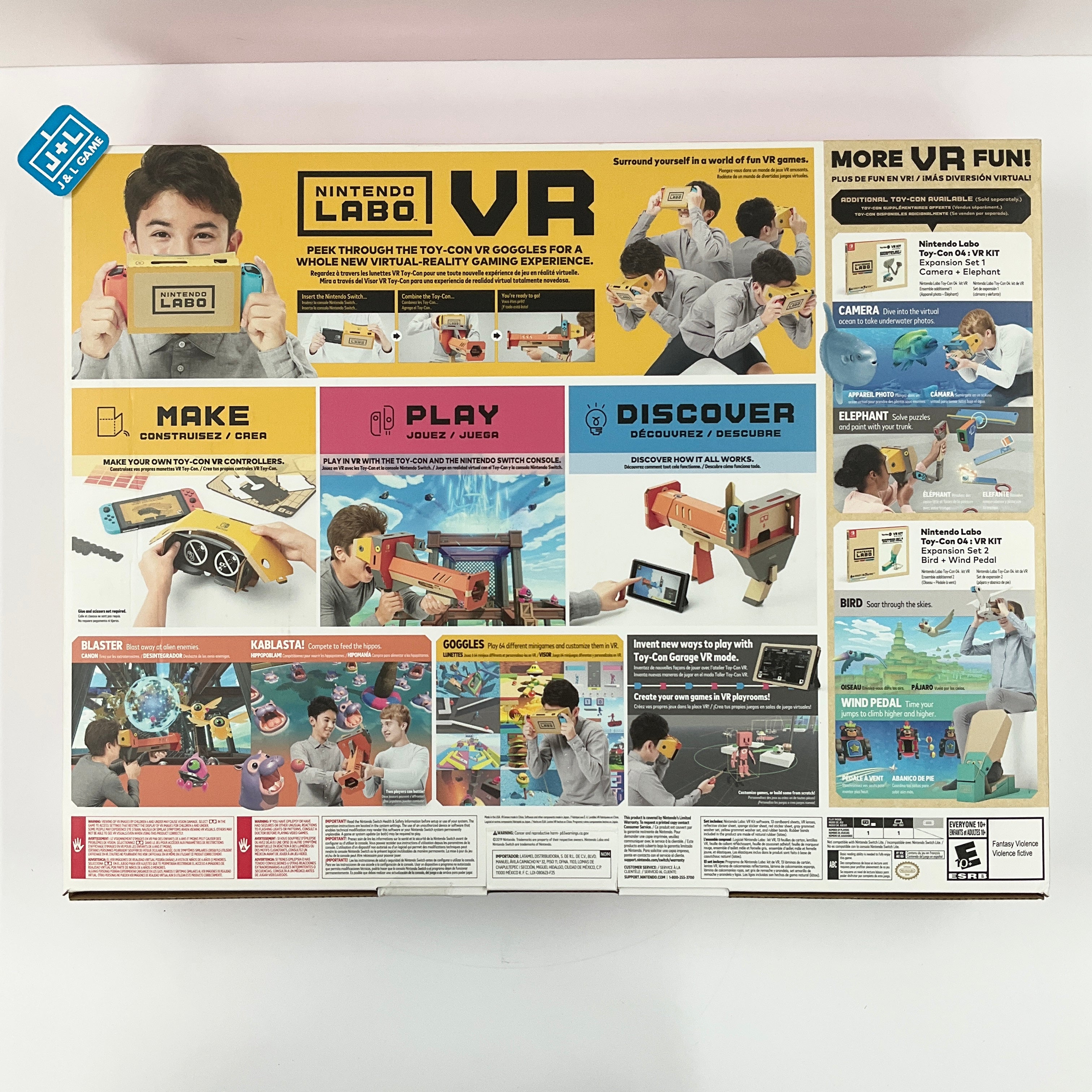 Nintendo Labo Toy-Con 04: VR Kit - Starter Set + Blaster - (NSW) Nintendo Switch Video Games Nintendo   