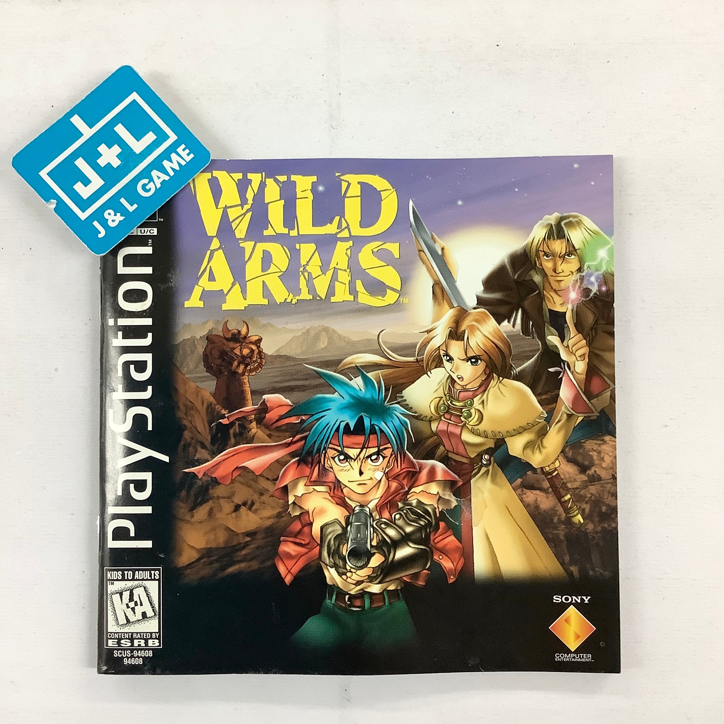 Wild Arms - (PS1) PlayStation 1 [Pre-Owned] Video Games SCEA   