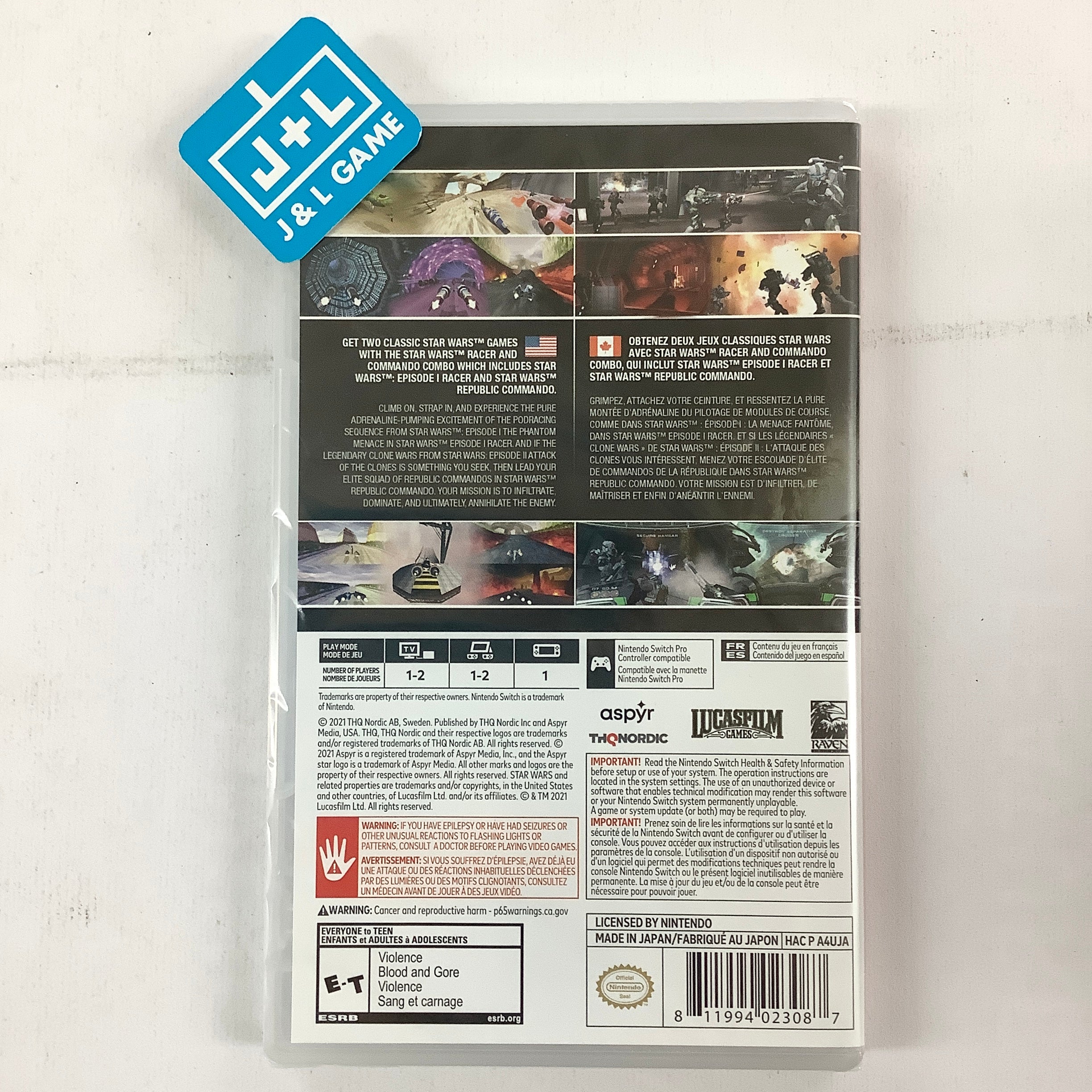 Star Wars Racer and Commando Combo - (NSW) Nintendo Switch Video Games THQ Nordic   
