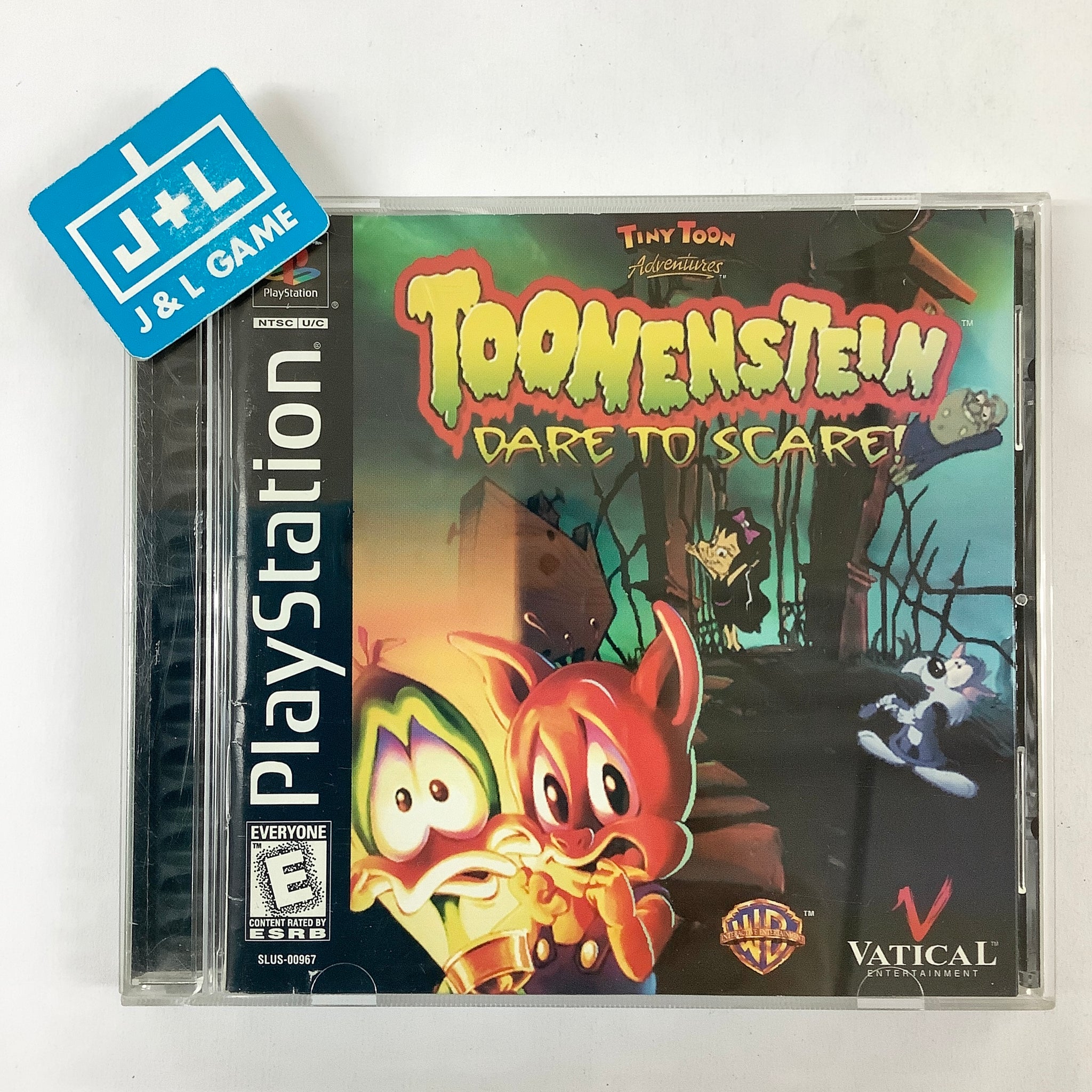 Tiny Toon Adventures: Toonenstein - Dare to Scare - (PS1) PlayStation 1 [Pre-Owned] Video Games Vatical Entertainment   