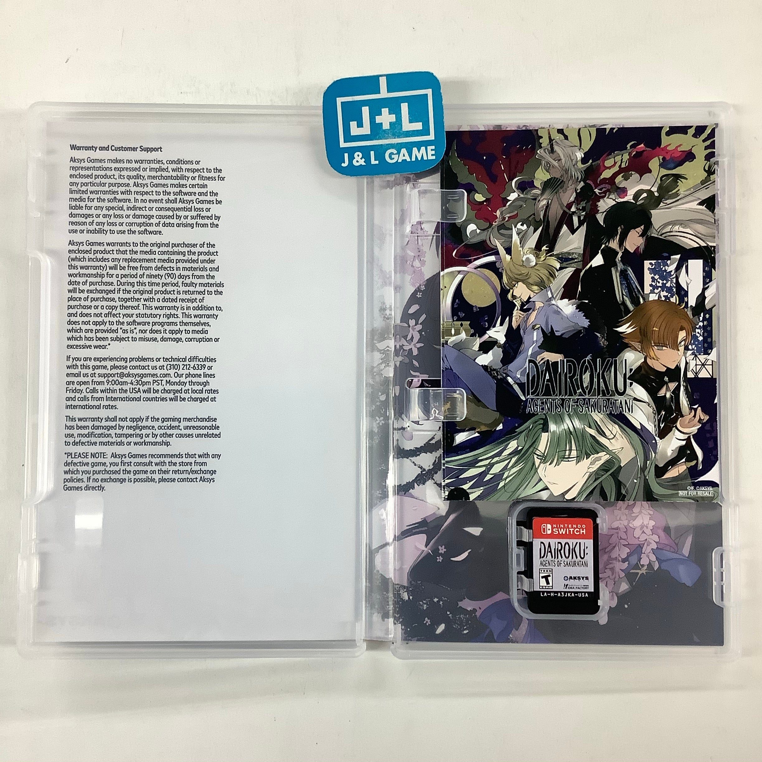 Dairoku: Agents of Sakuratani - (NSW) Nintendo Switch [UNBOXING] Video Games Aksys   
