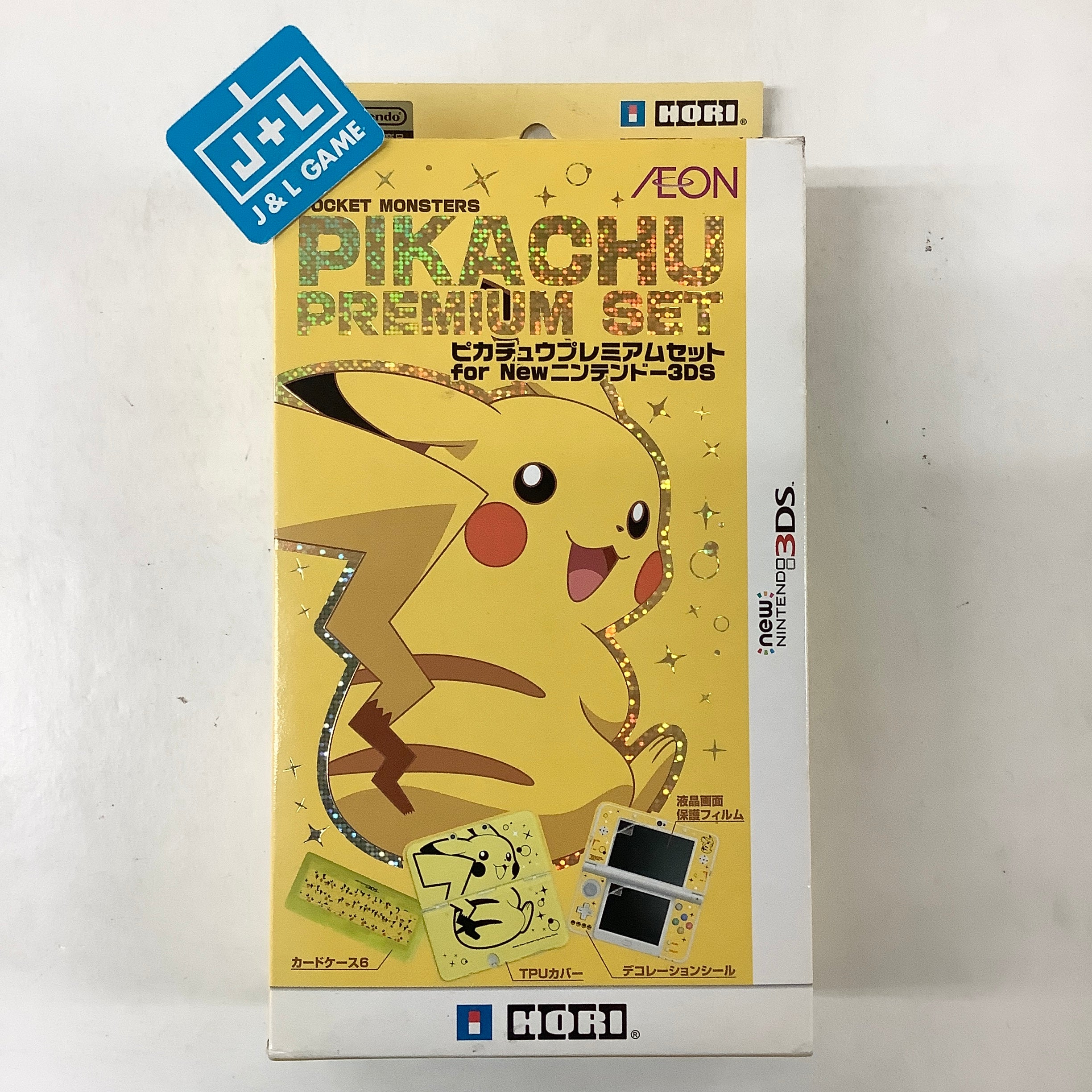 HORI New Nintendo 3DS Pocket Monsters Pikachu Premium Set - Nintendo 3DS (Japanese Import) Accessories HORI   