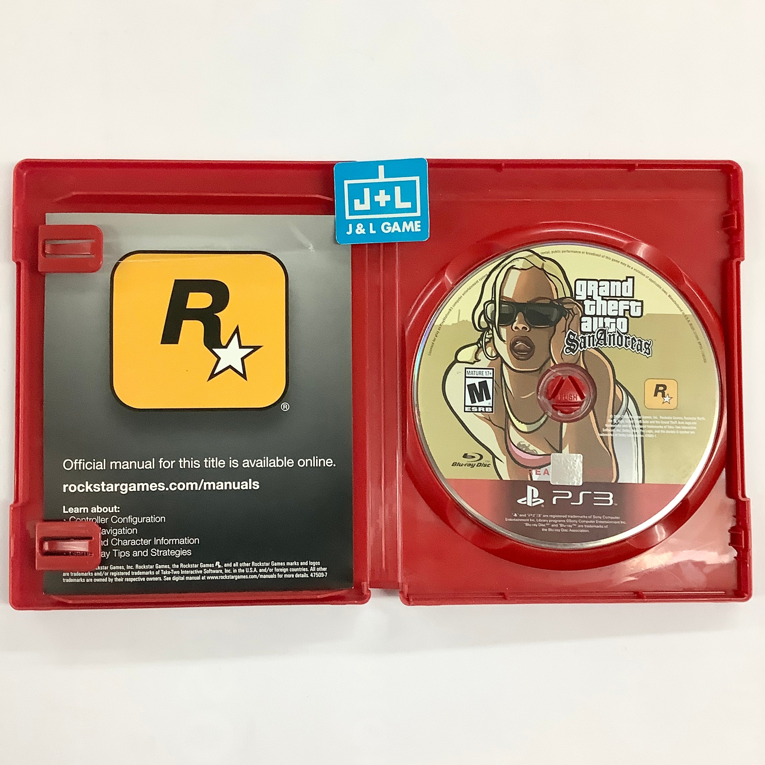Grand Theft Auto: San Andreas (Greatest Hits) - (PS3) PlayStation 3 [Pre-Owned] Video Games Rockstar Games   