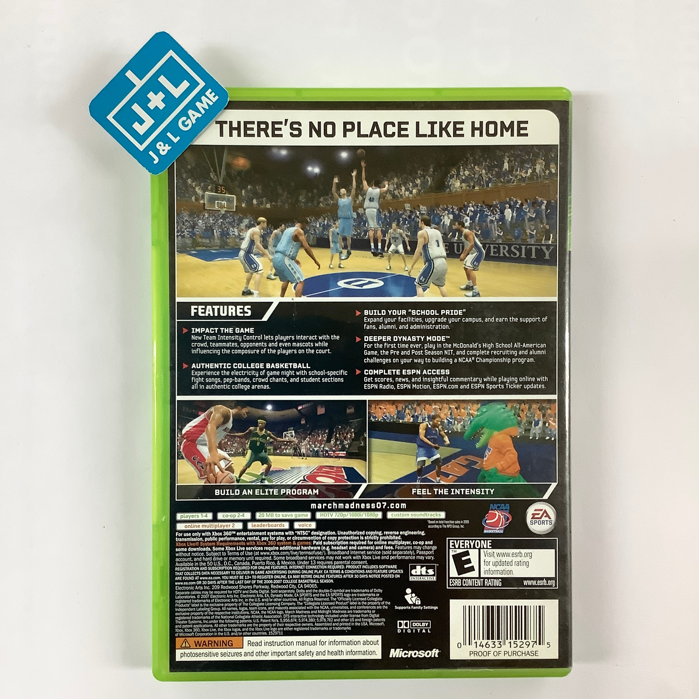 NCAA March Madness 07 - Xbox 360 [Pre-Owned] Video Games EA Sports   