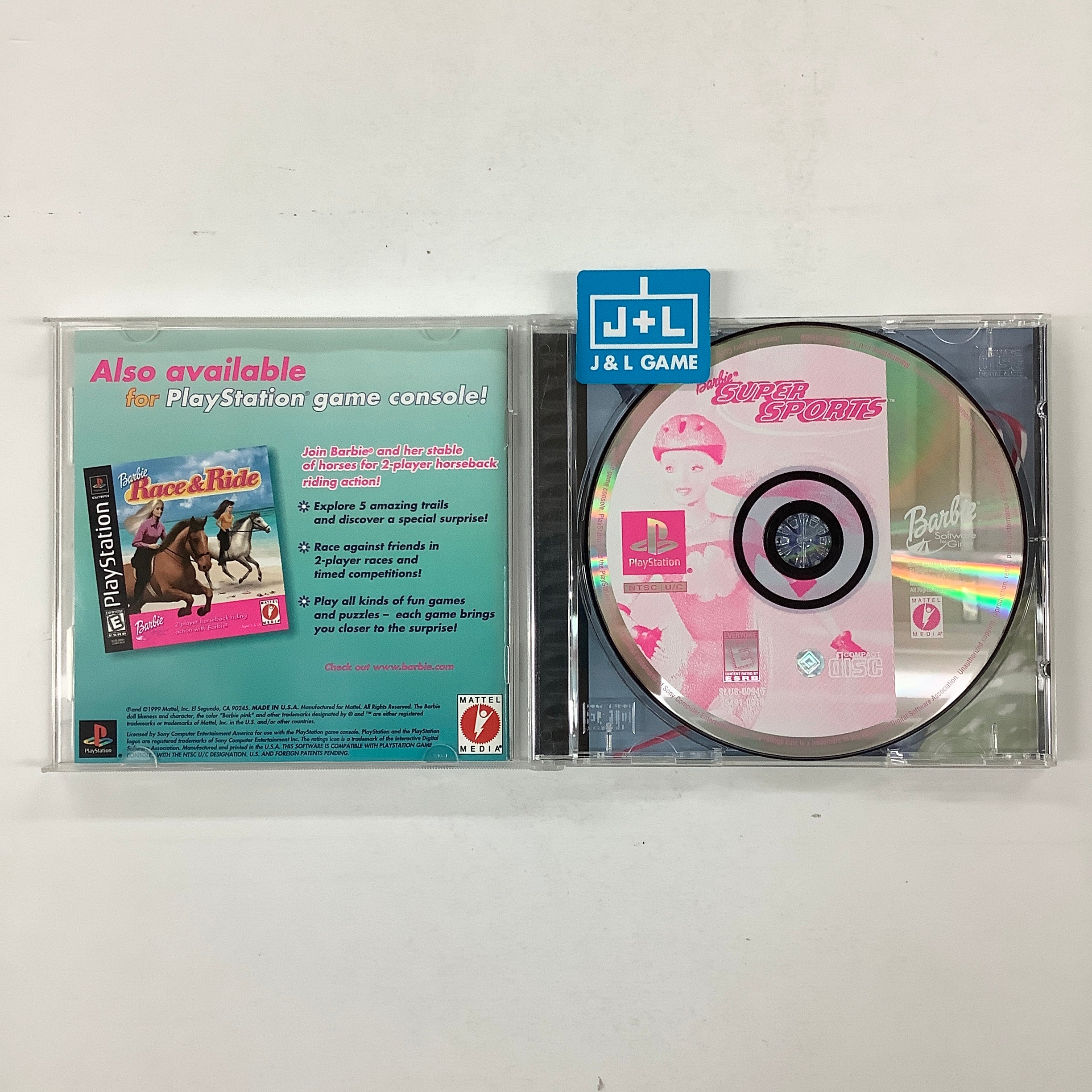 Barbie Super Sports - (PS1) PlayStation 1 [Pre-Owned] Video Games Mattel   