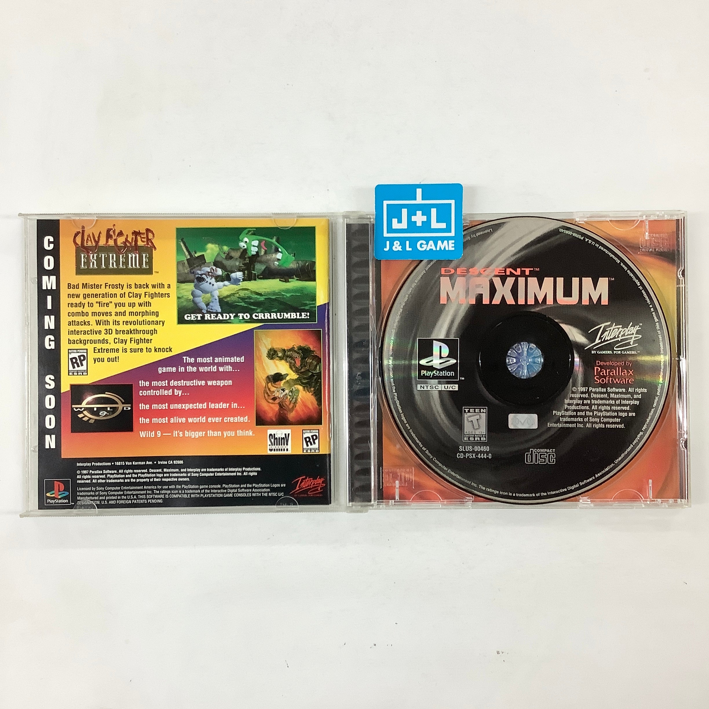 Descent Maximum - (PS1) PlayStation 1 [Pre-Owned] Video Games Interplay   